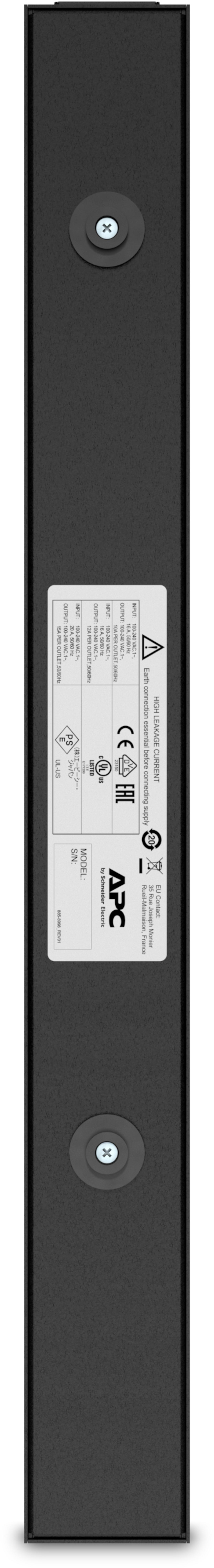 APC Basic PDU, 1-phase 16A IEC320