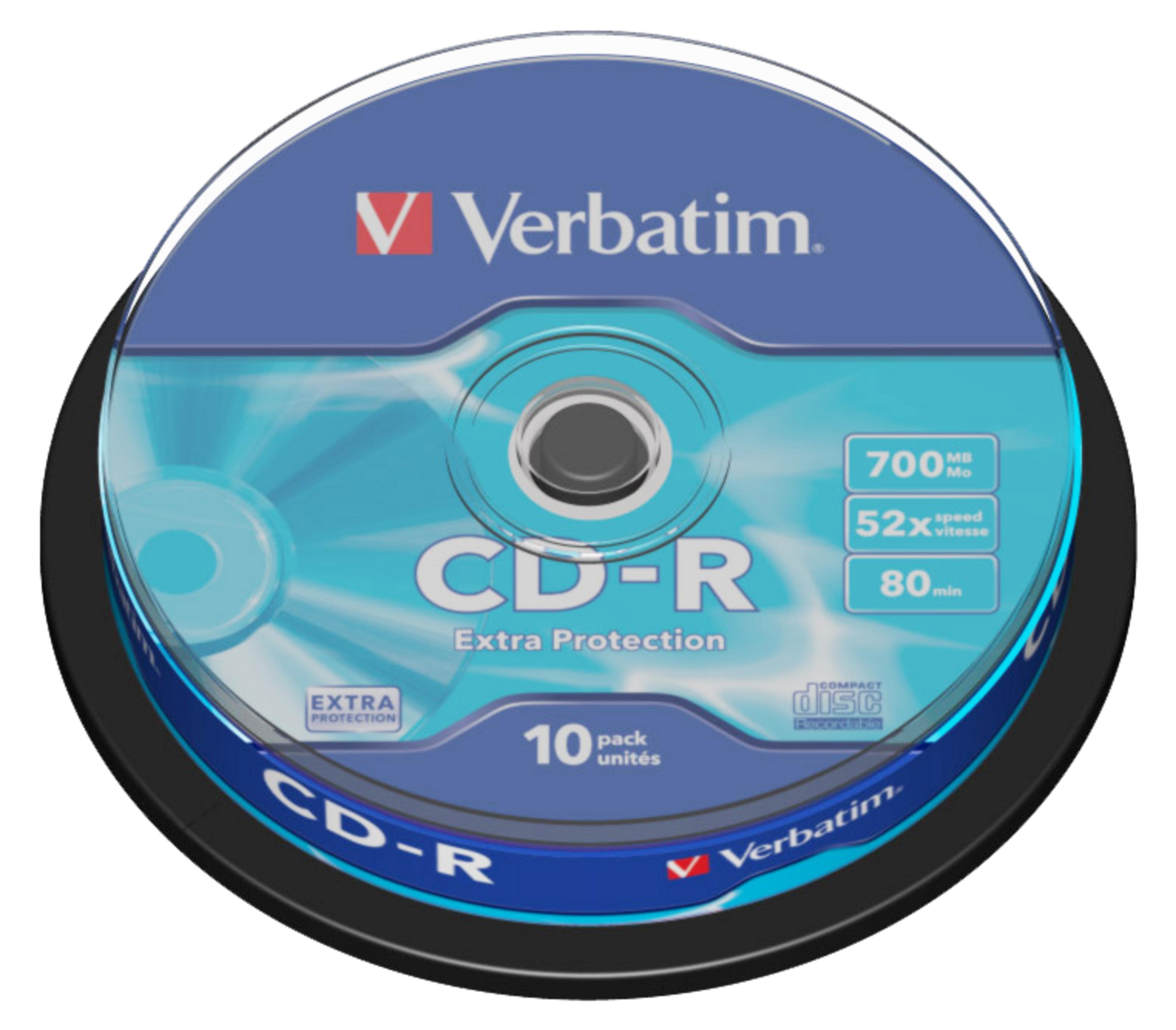 CD-R 700 Mo Verbatim 52x jet encre SP 25