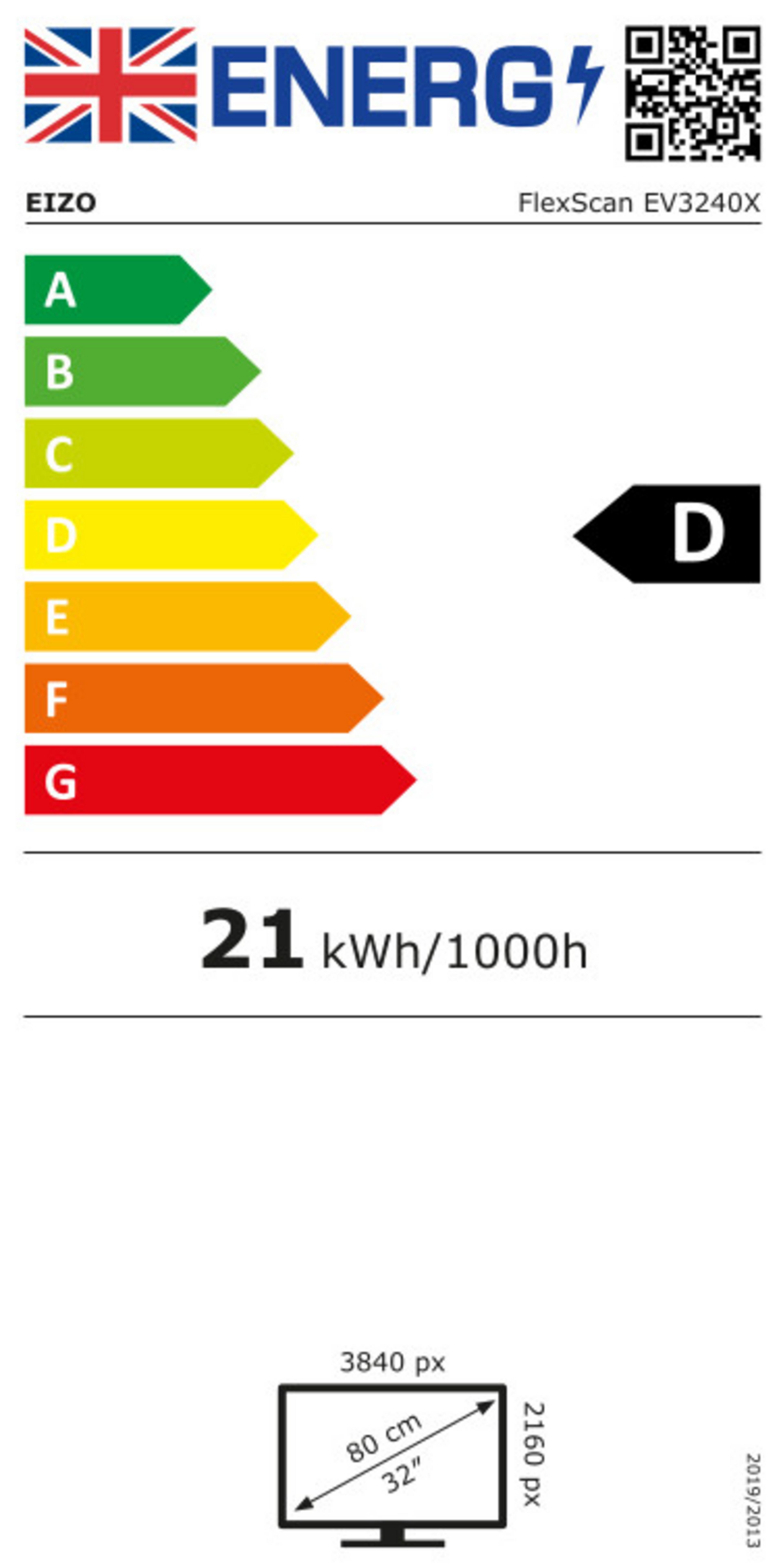 EIZO FlexScan EV3240X Monitor Black