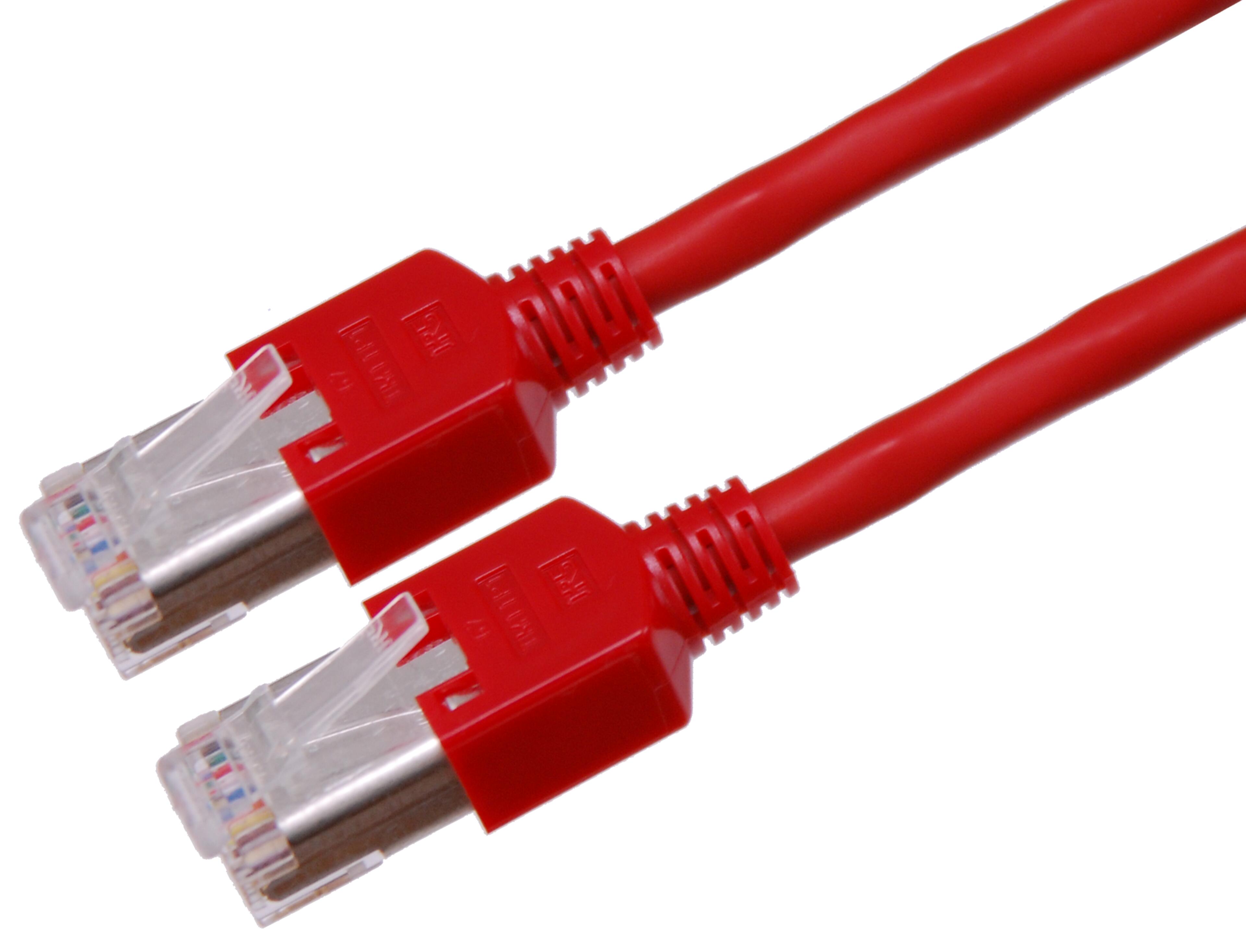 Patch Cable RJ45 S/UTP Cat5e 2m Red