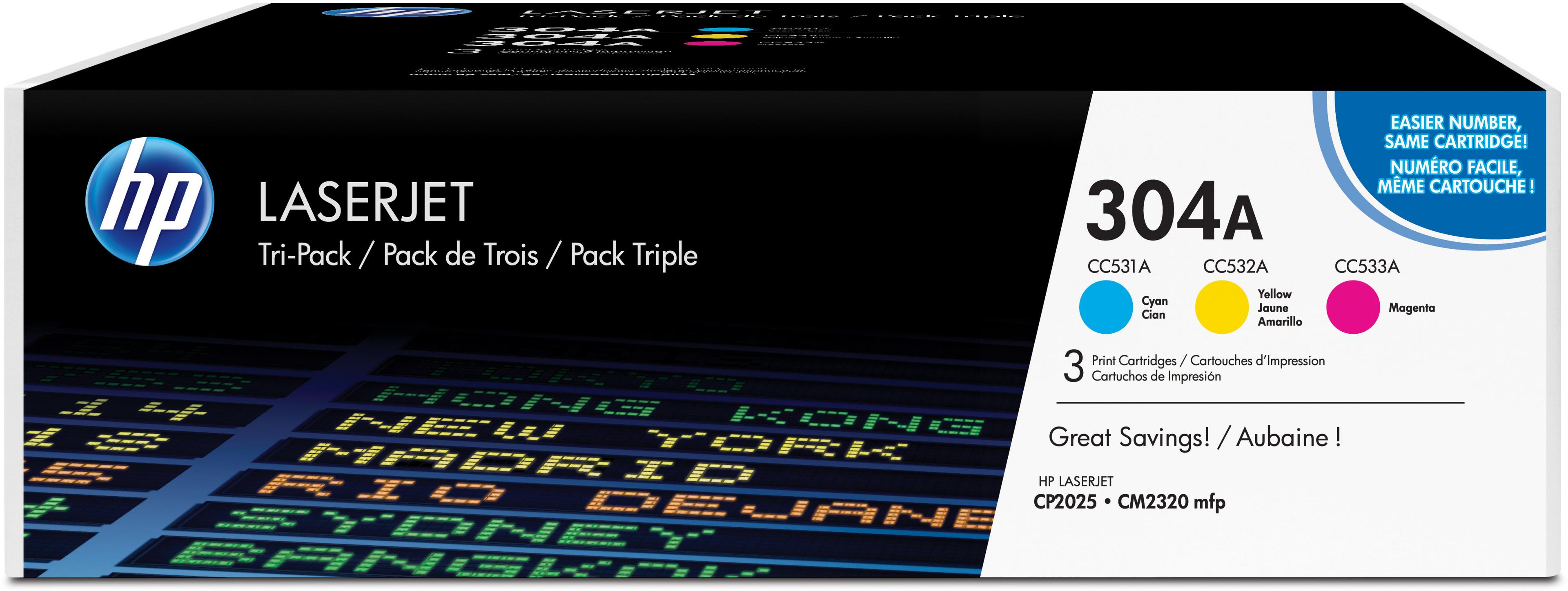 HP 304A Toner Multipack