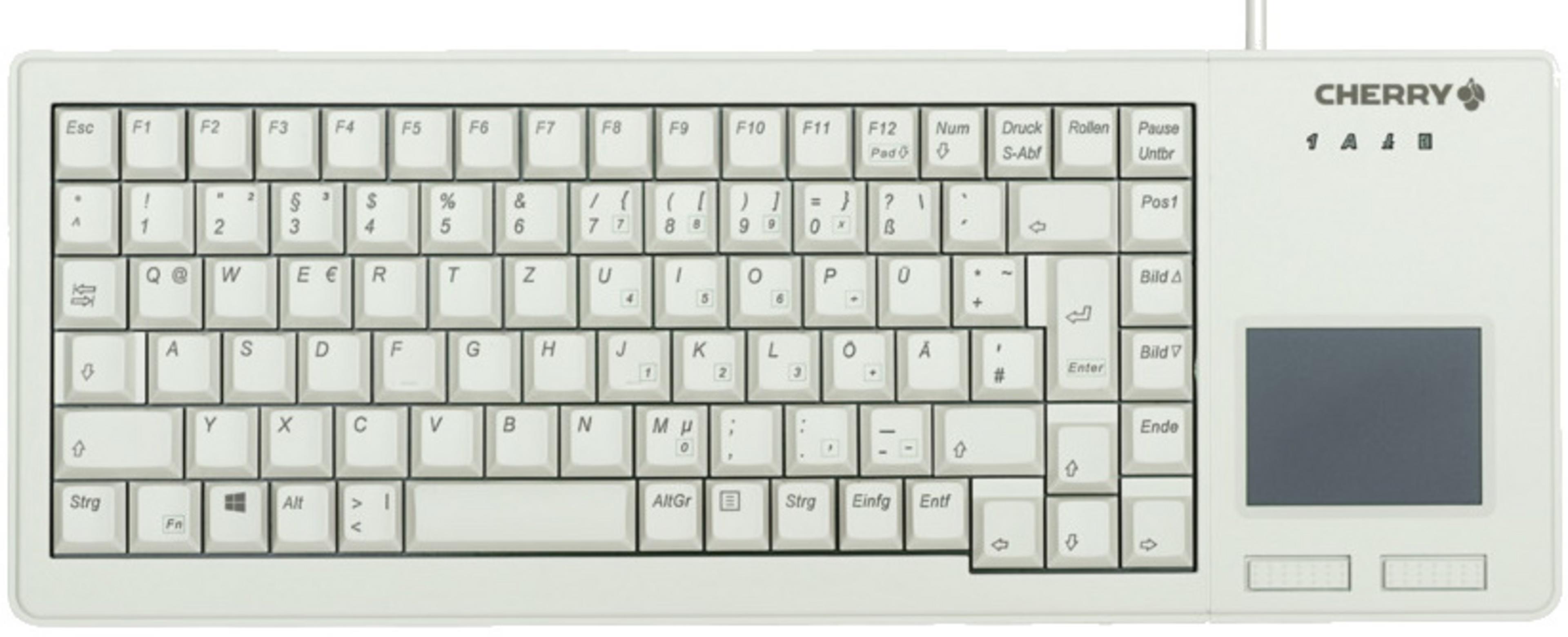 CHERRY G84-5500 XS Touchpad Keyboard Wh