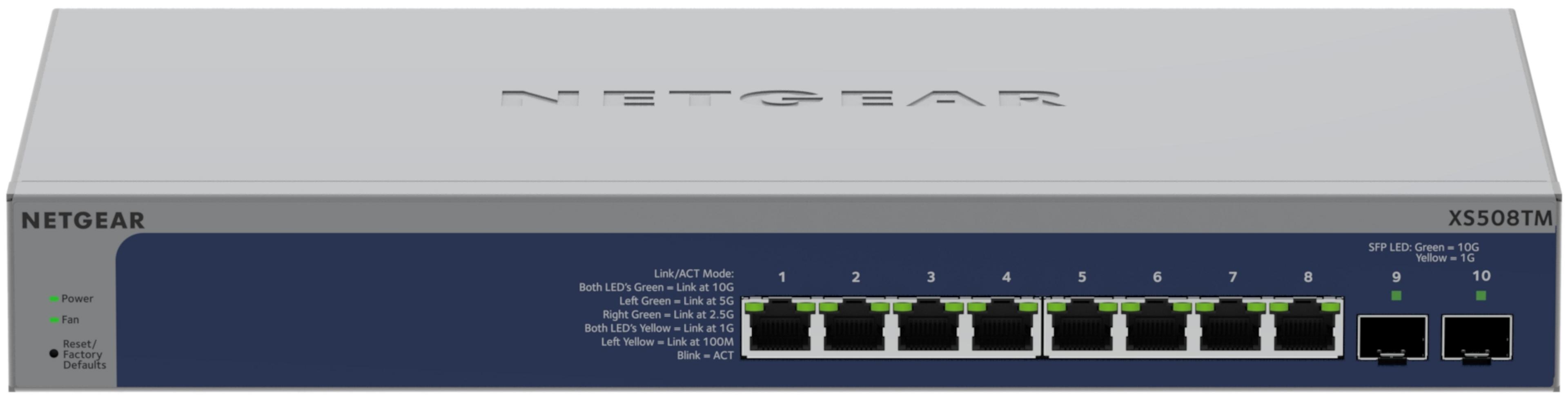 NETGEAR XS508TM Smart Switch