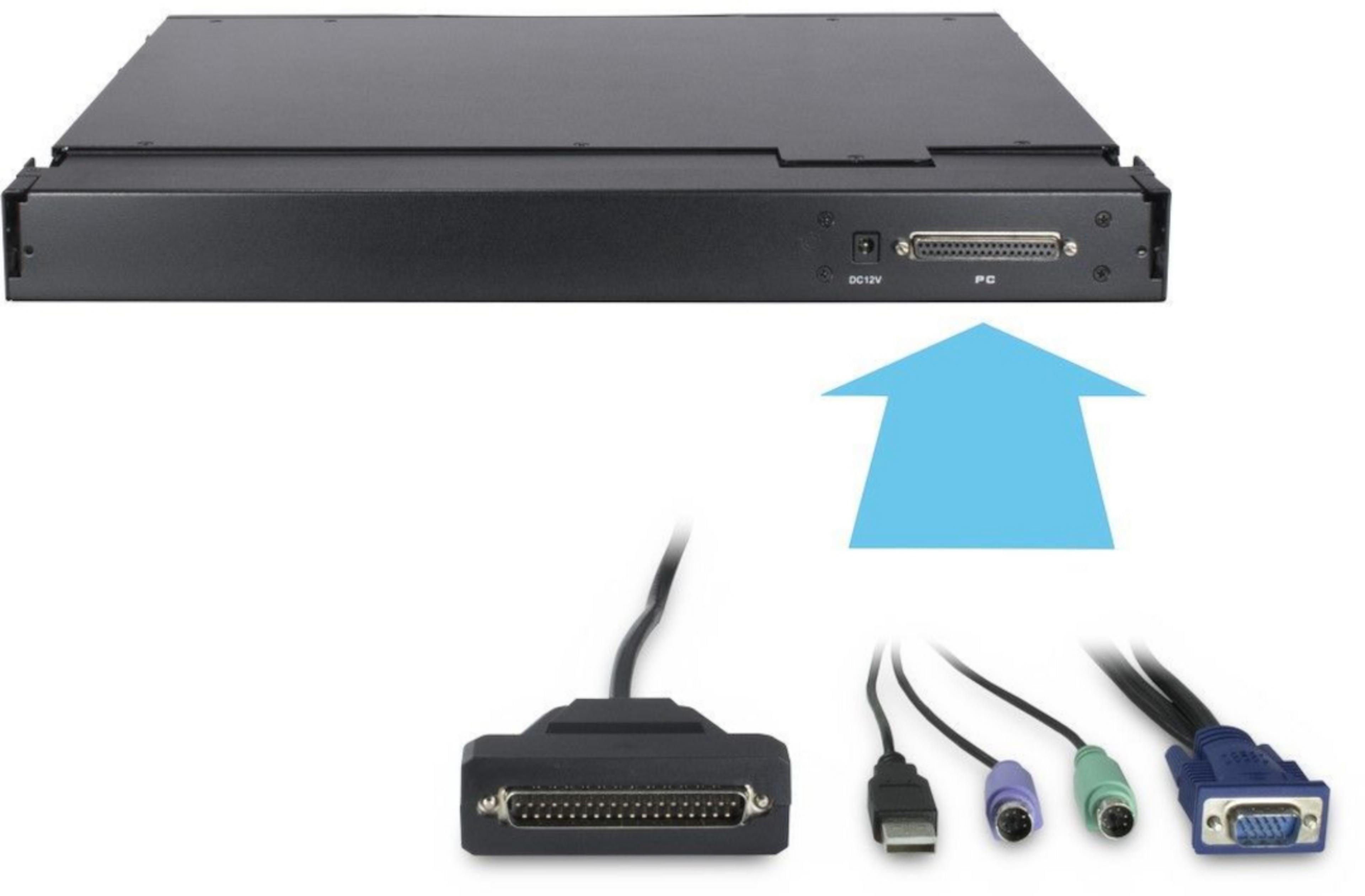 RackMaster 43.2cm TFT Console 1U