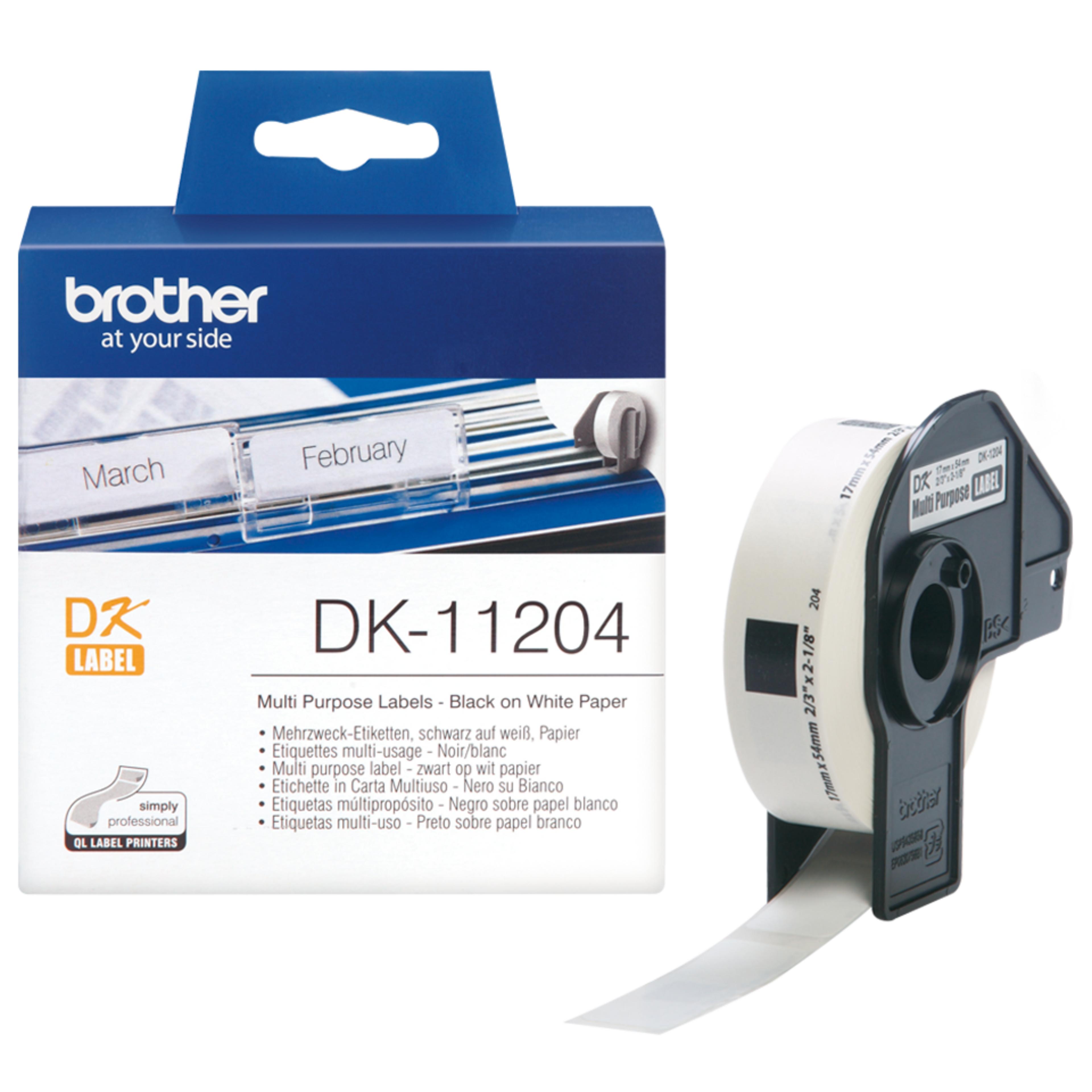 Brother multifunctionele labels,17x54 mm