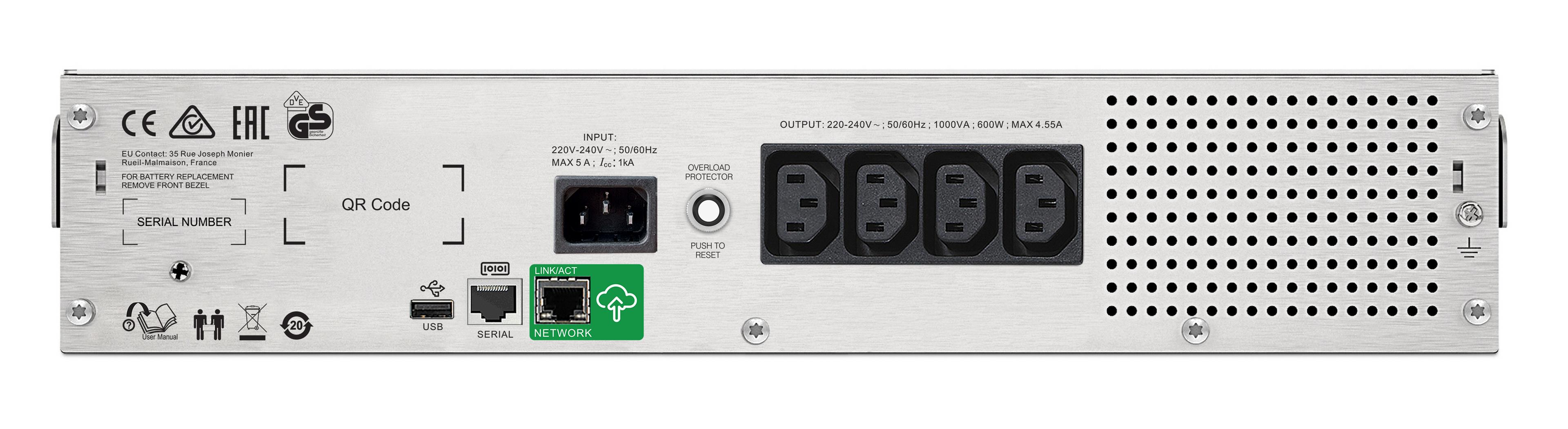 APC Smart-UPS SMC 1500VA LCD RM SC, USV