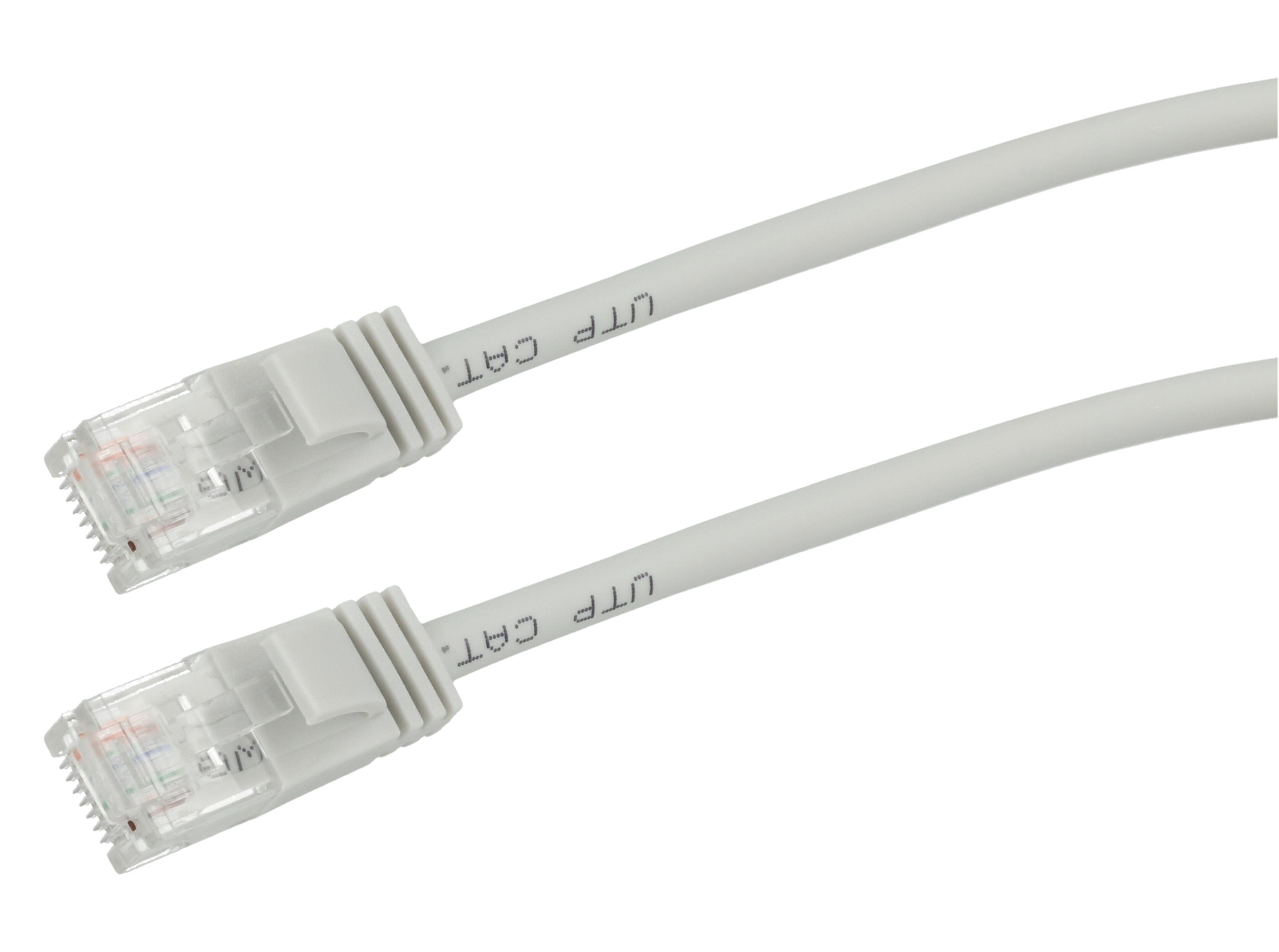 Patch Cable RJ45 U/UTP Cat6a 7.5m Grey