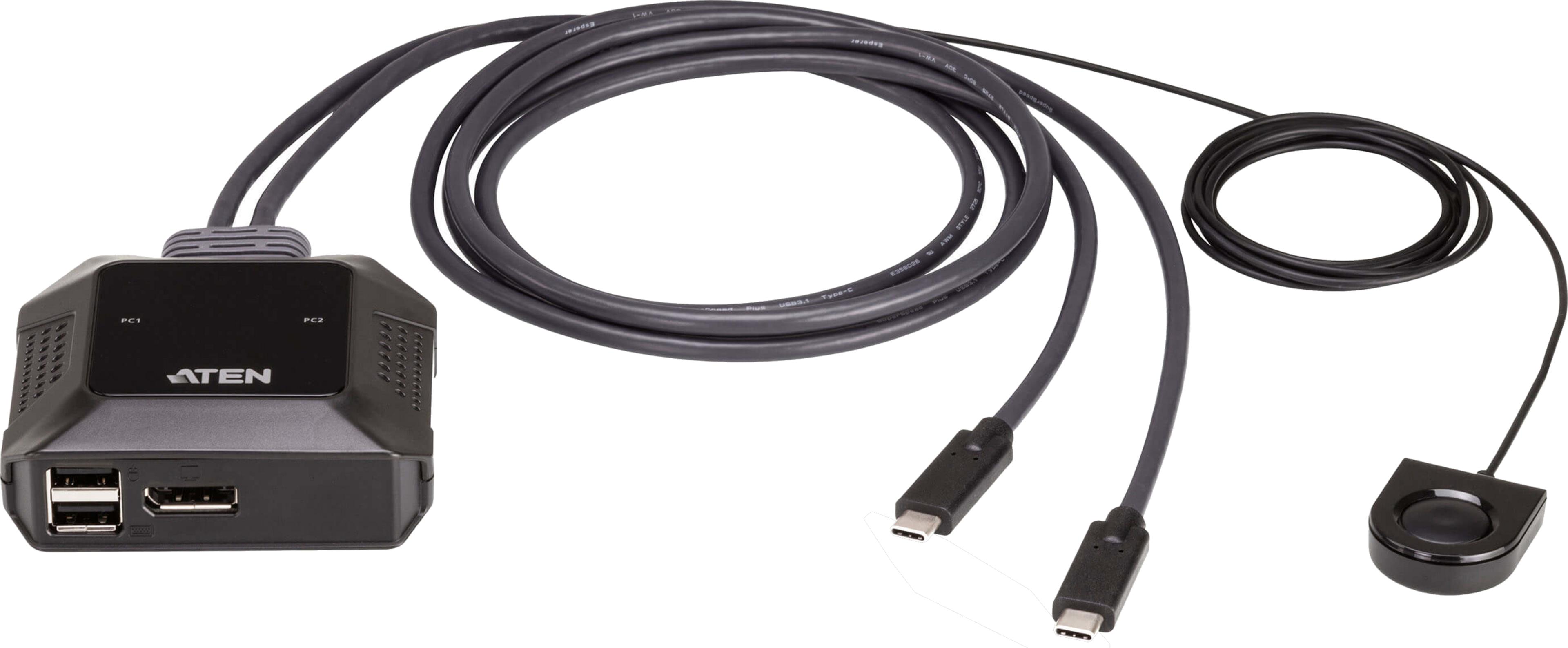 Prepínač KVM ATEN US3312 DP / typ C 2p.