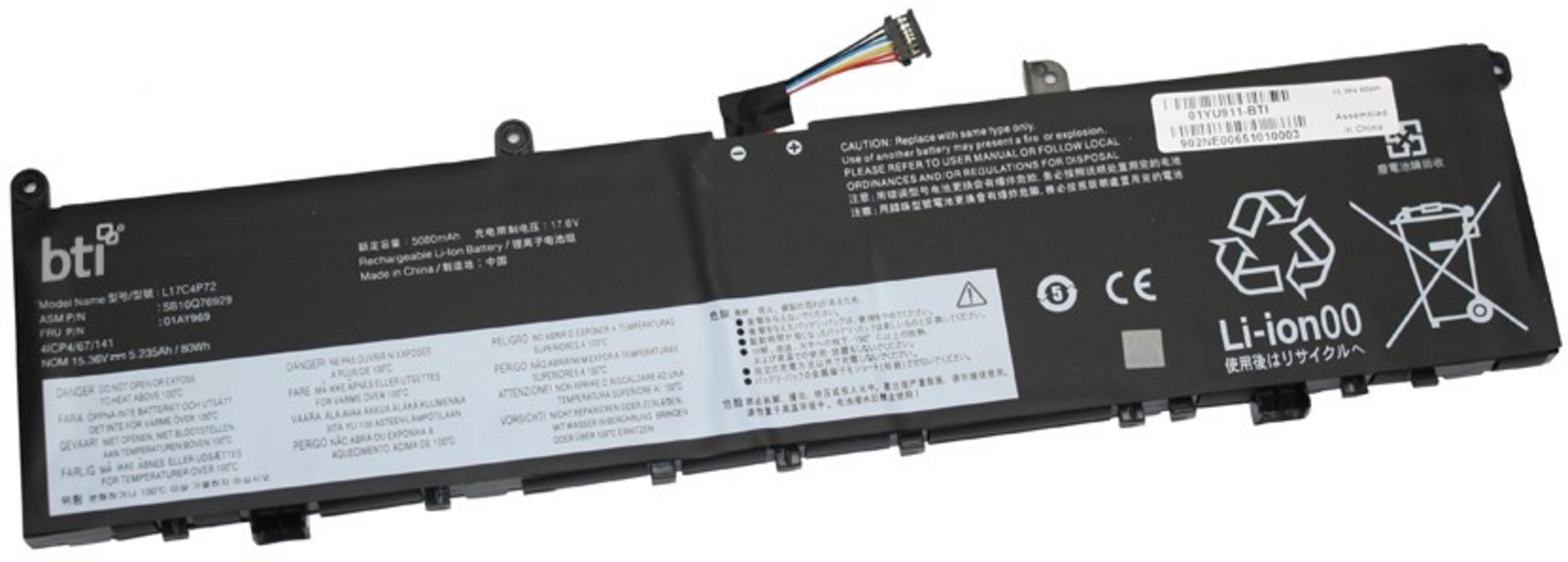 BTI 6-cell Lenovo 5010mAh Battery