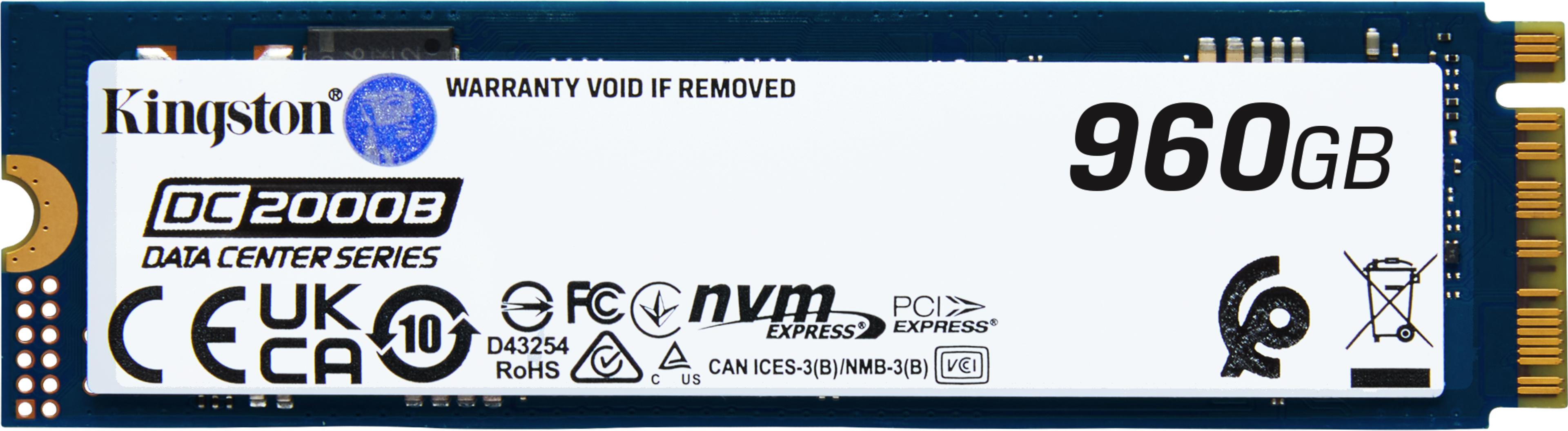 Kingston DC2000B 960GB SSD Heatsink