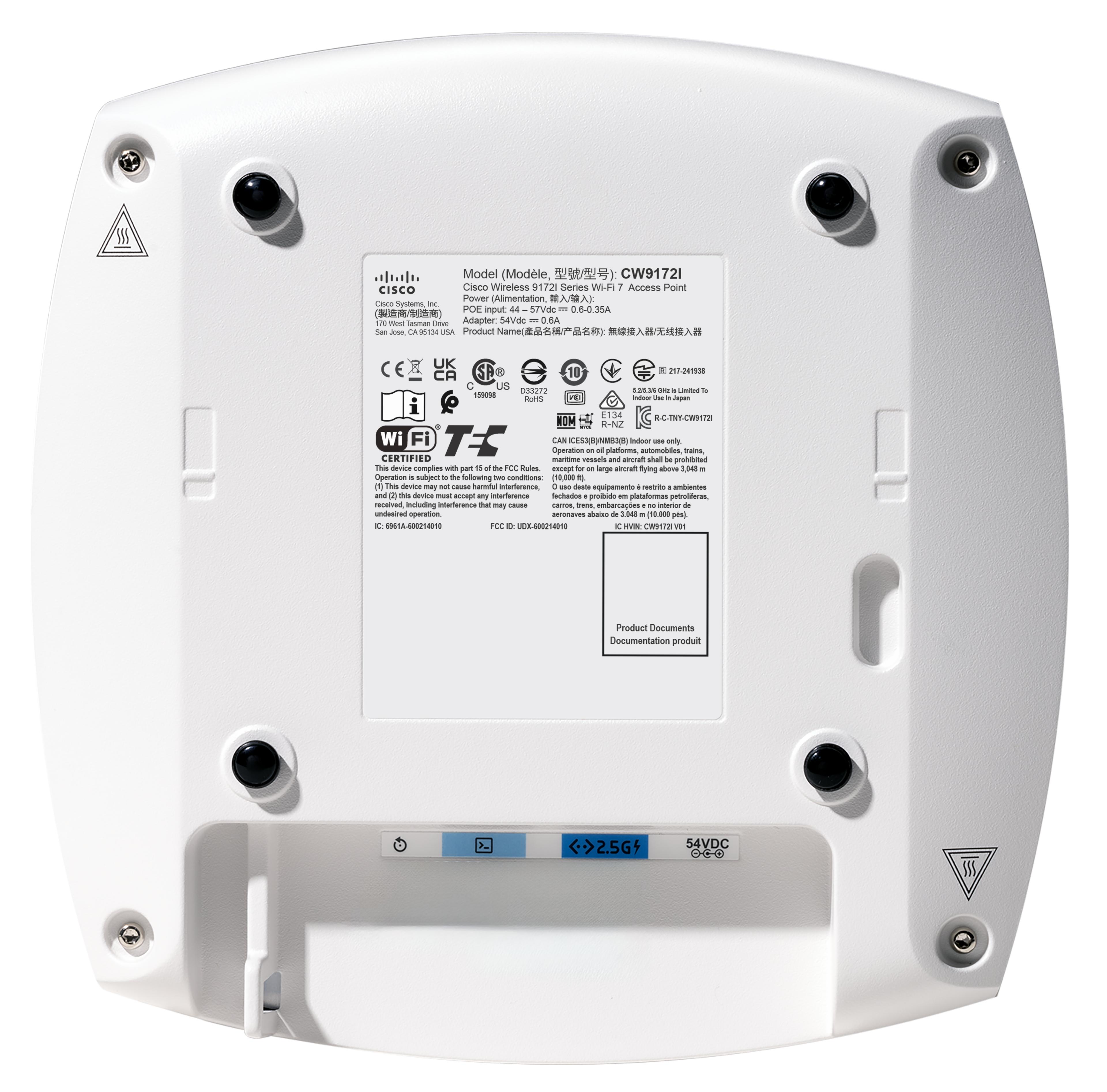 Cisco Wireless 9172I RTG Access Point