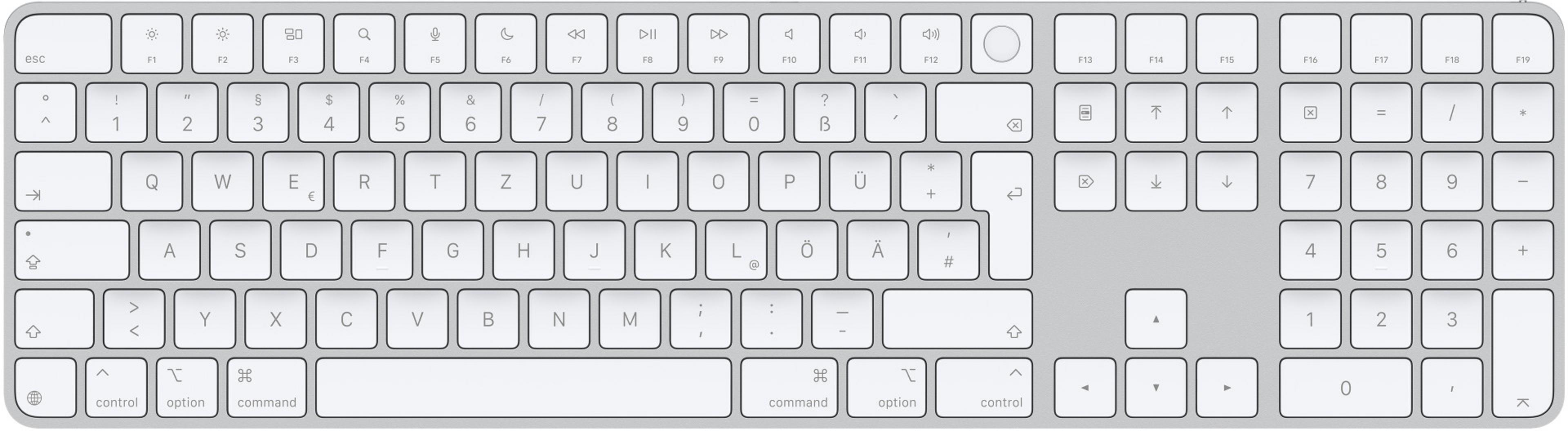 Apple Magic Keyboard /Touch/Numpad White