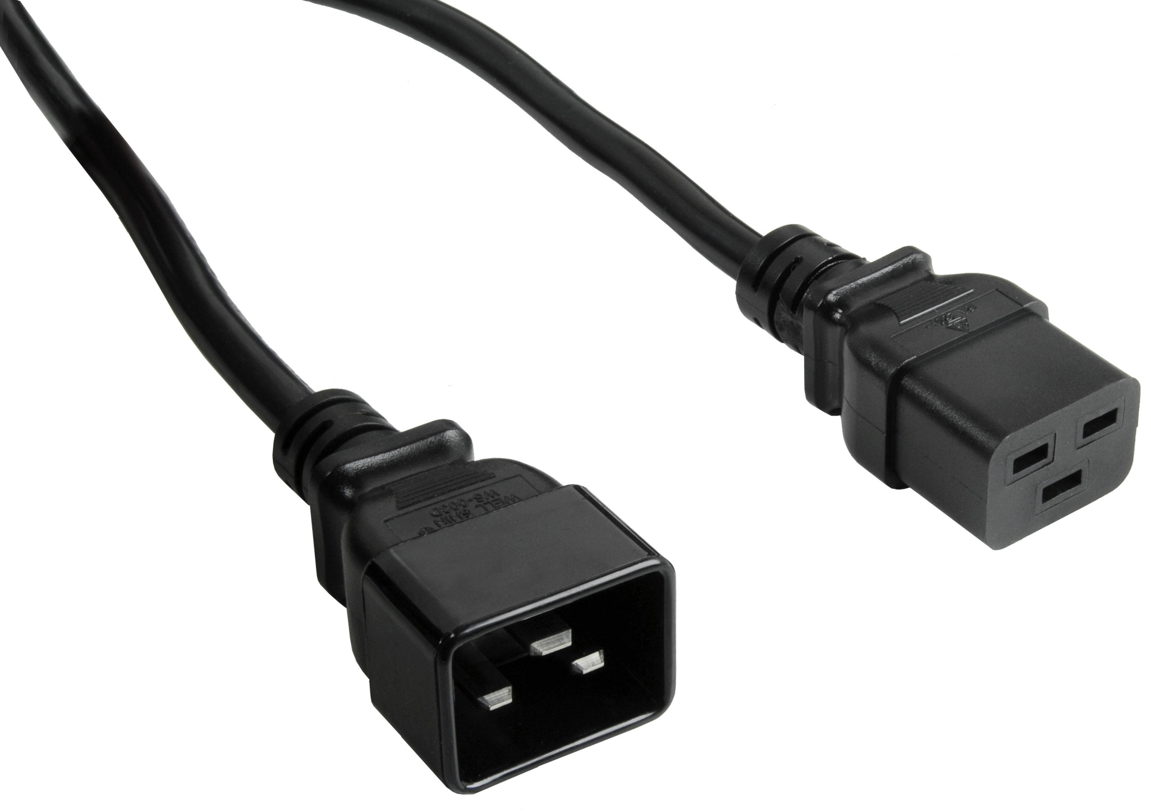 Power Cable C20 - C19 2.5m Black