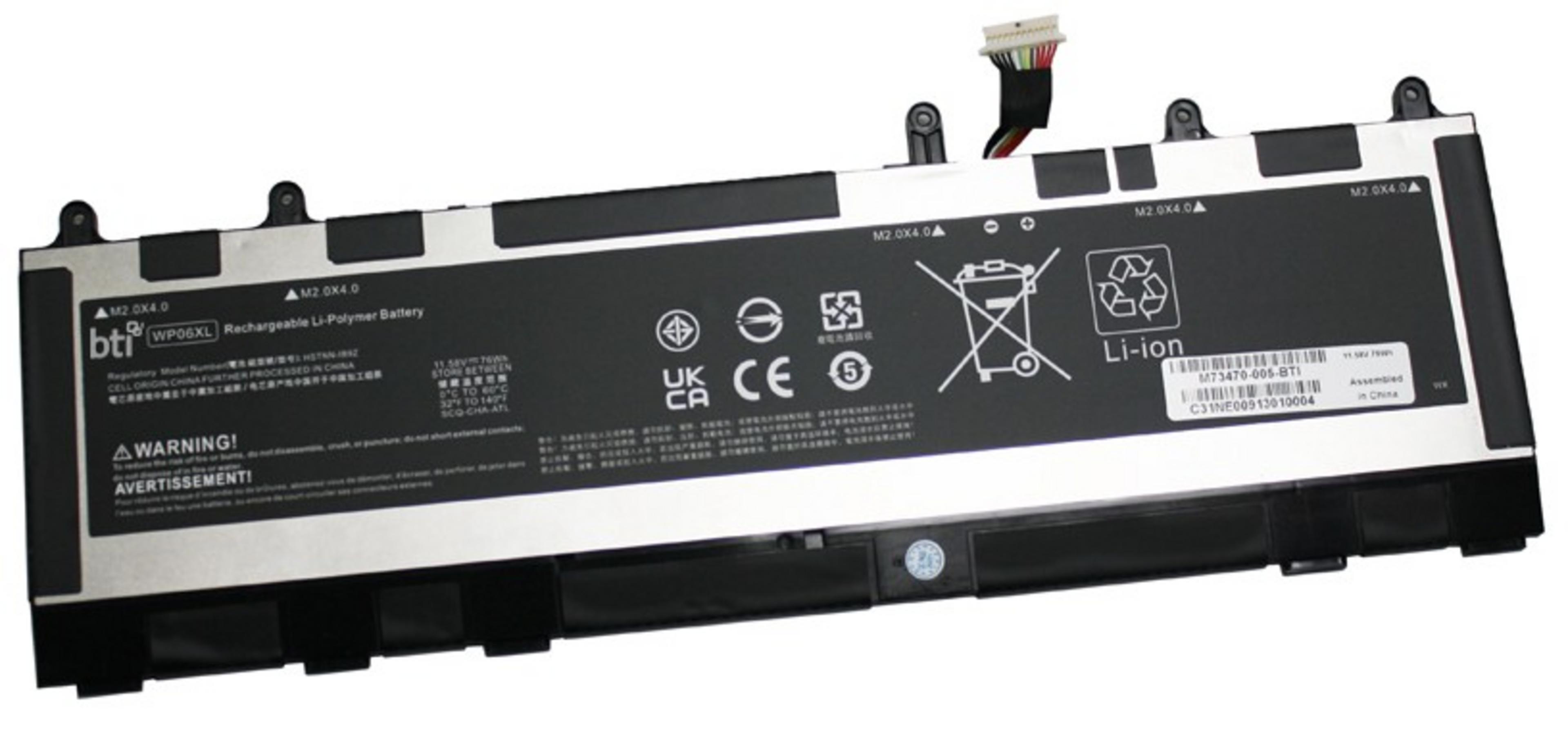 Batterie 6 cellules BTI HP 6 304 mAh