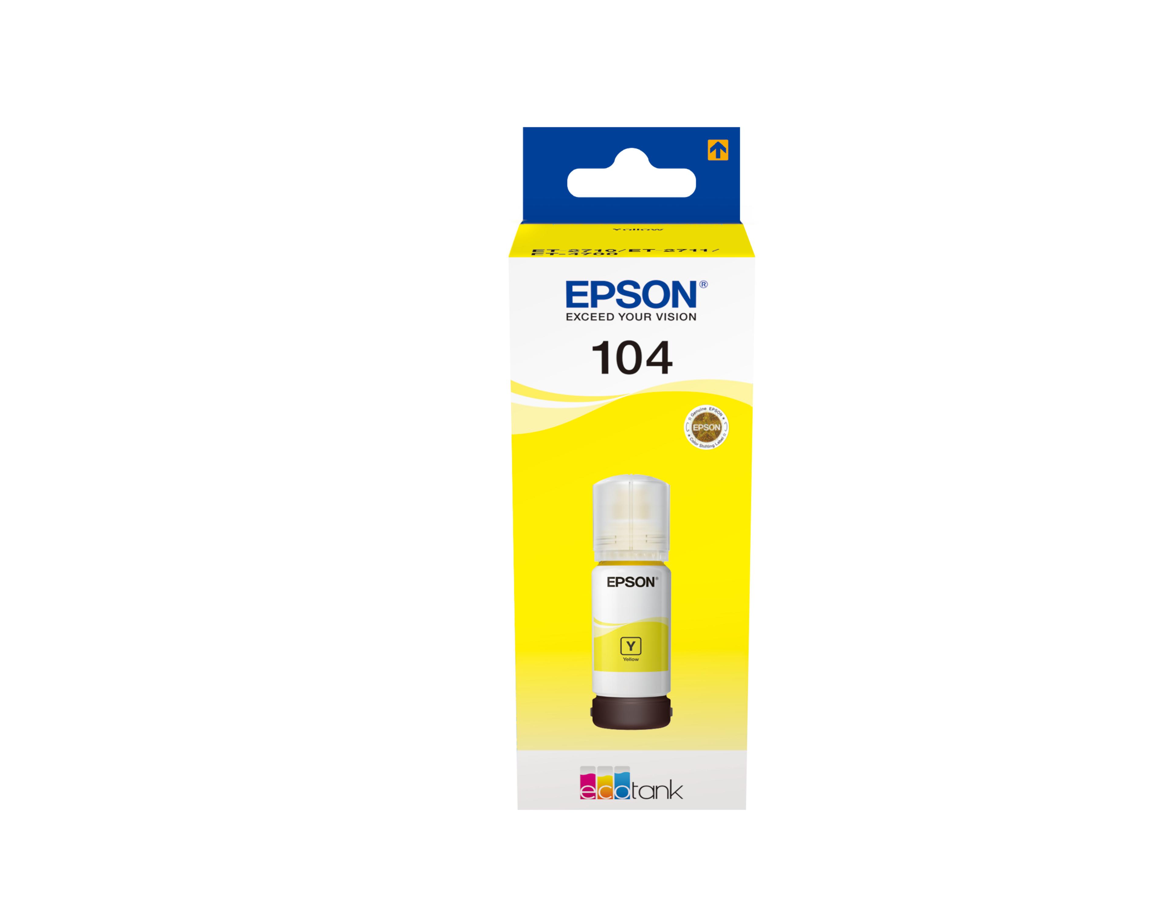 Epson 104 EcoTank Ink Yellow