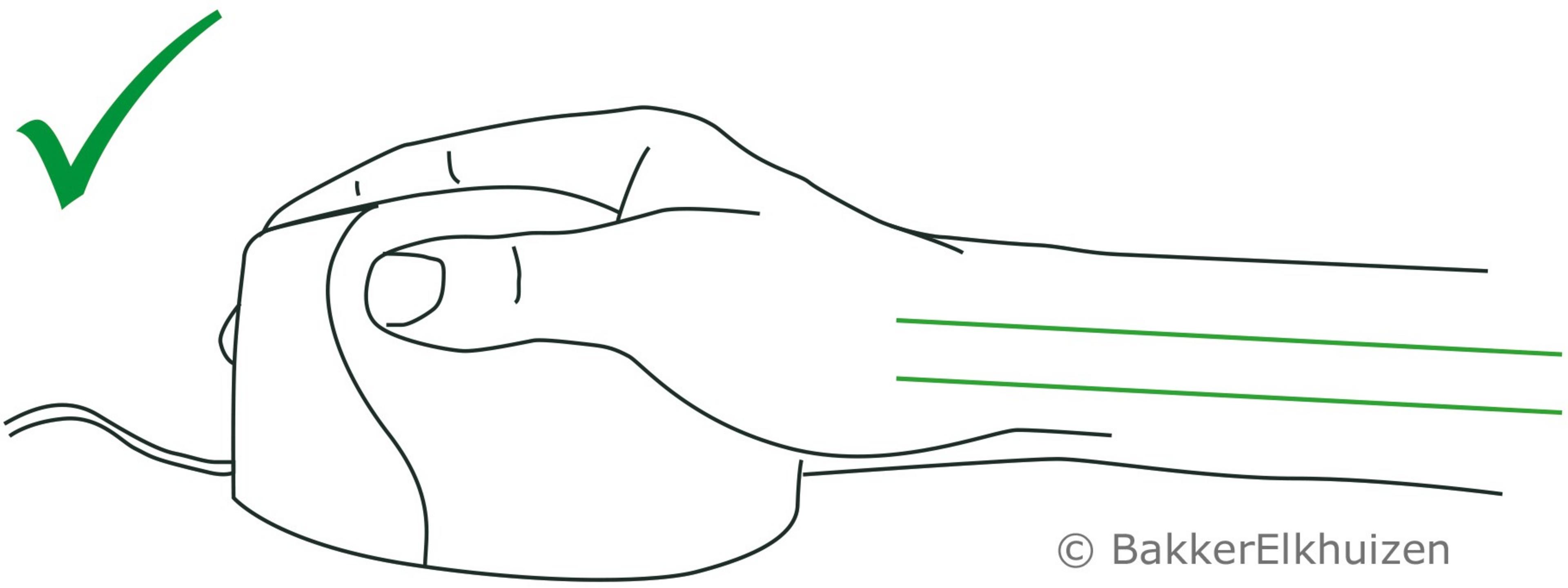 Bakker Evoluent 4 Vertikalmaus S rechts