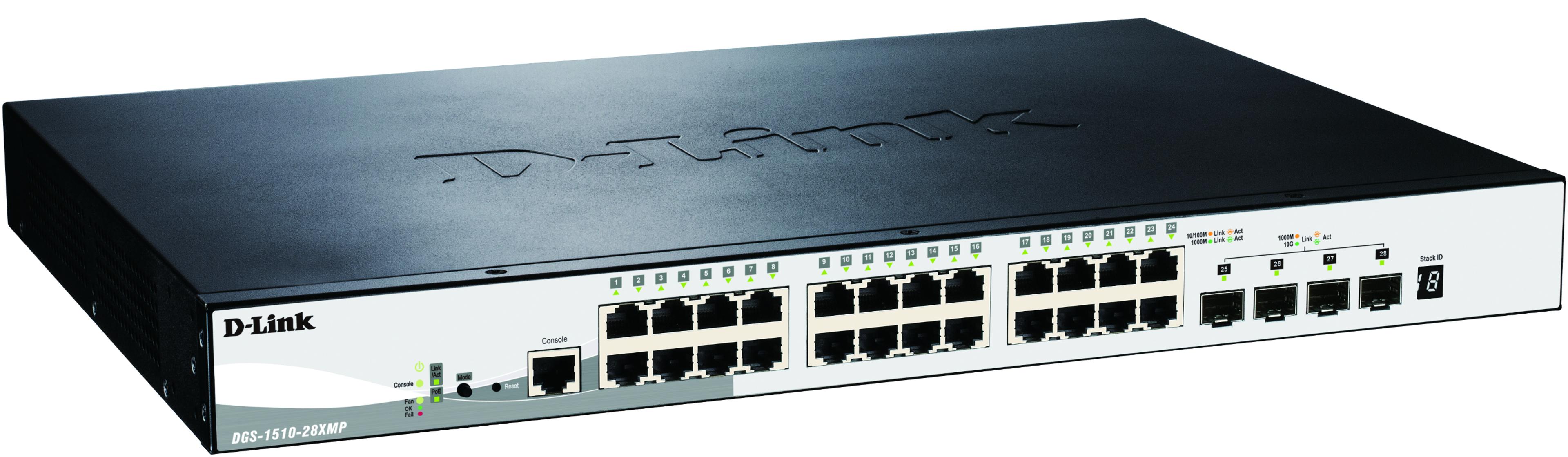 Switch D-Link DGS-1510-28XMP PoE