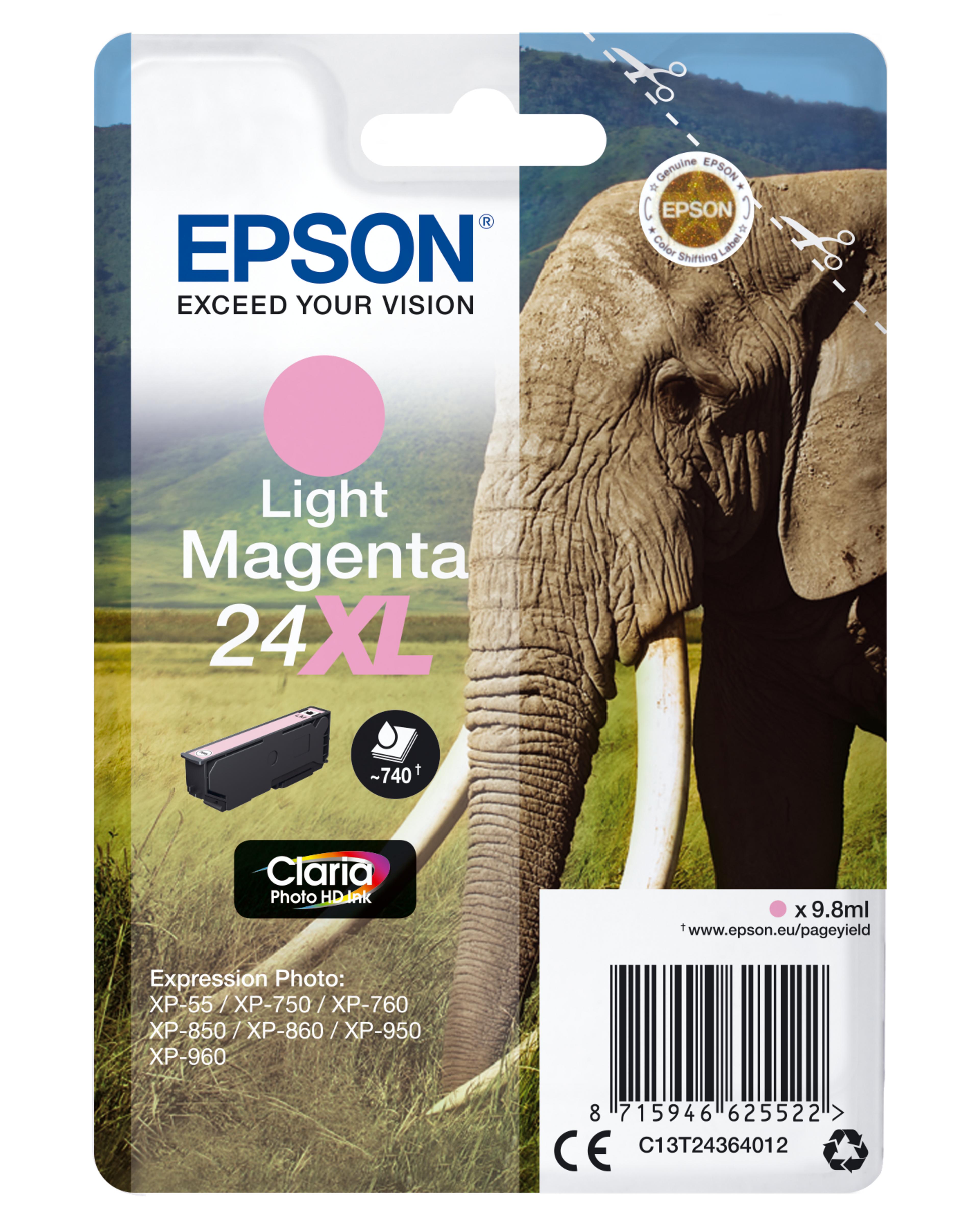 Epson 24XL Ink Light Magenta