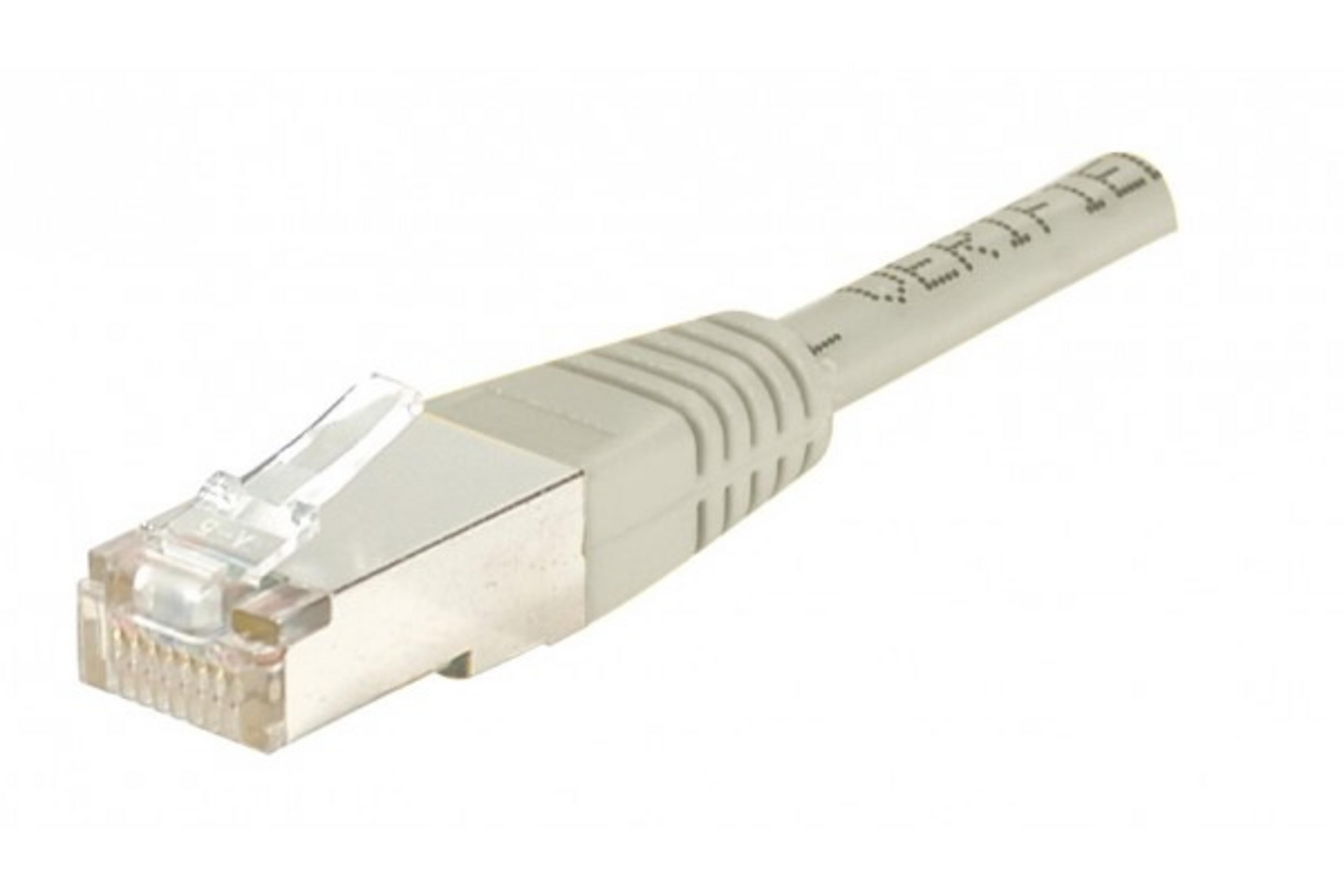 Patch Cable RJ45 S/FTP Cat6 Grey 1m