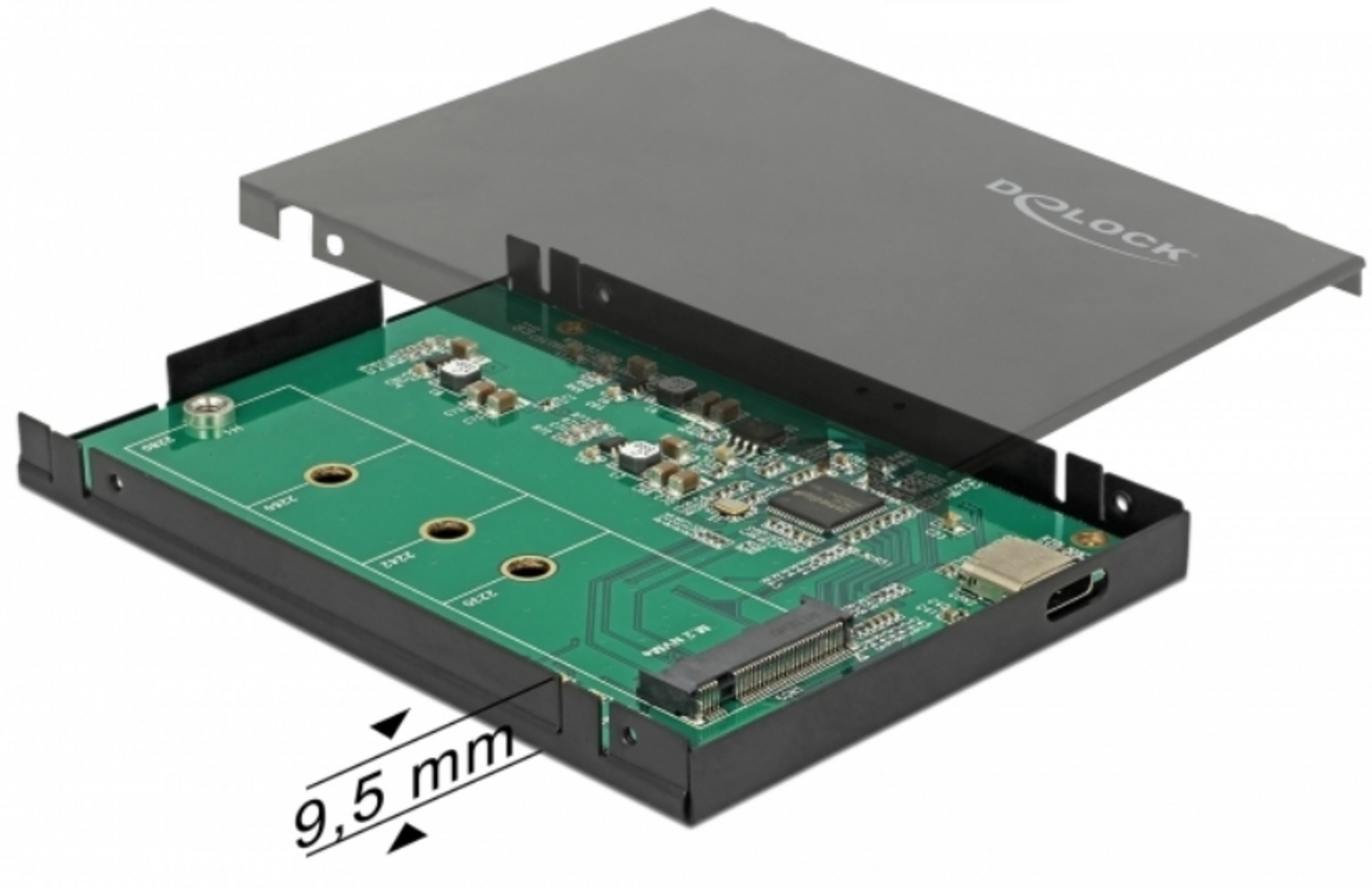 Delock M.2 SSD USB 3.1 Enclos.