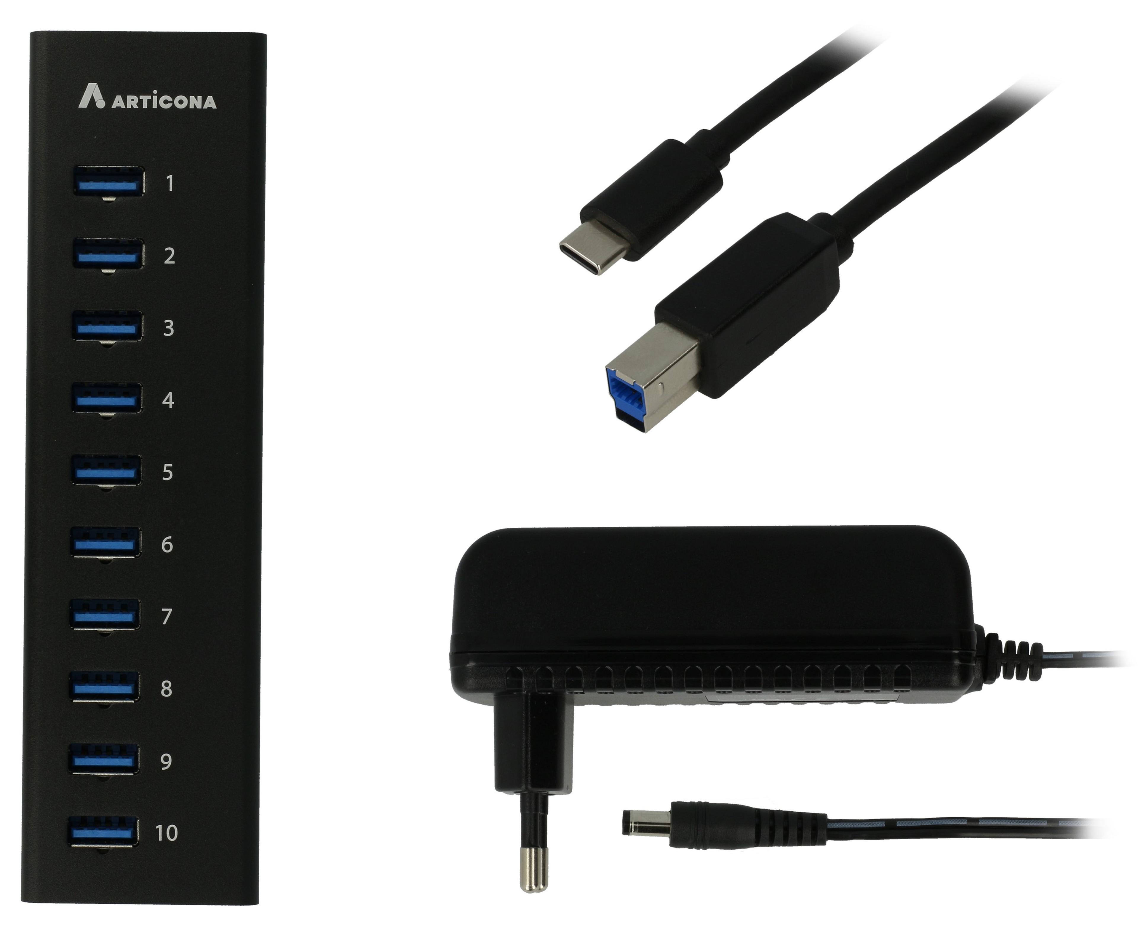 ARTICONA USB-C 10.0 3 portos hub