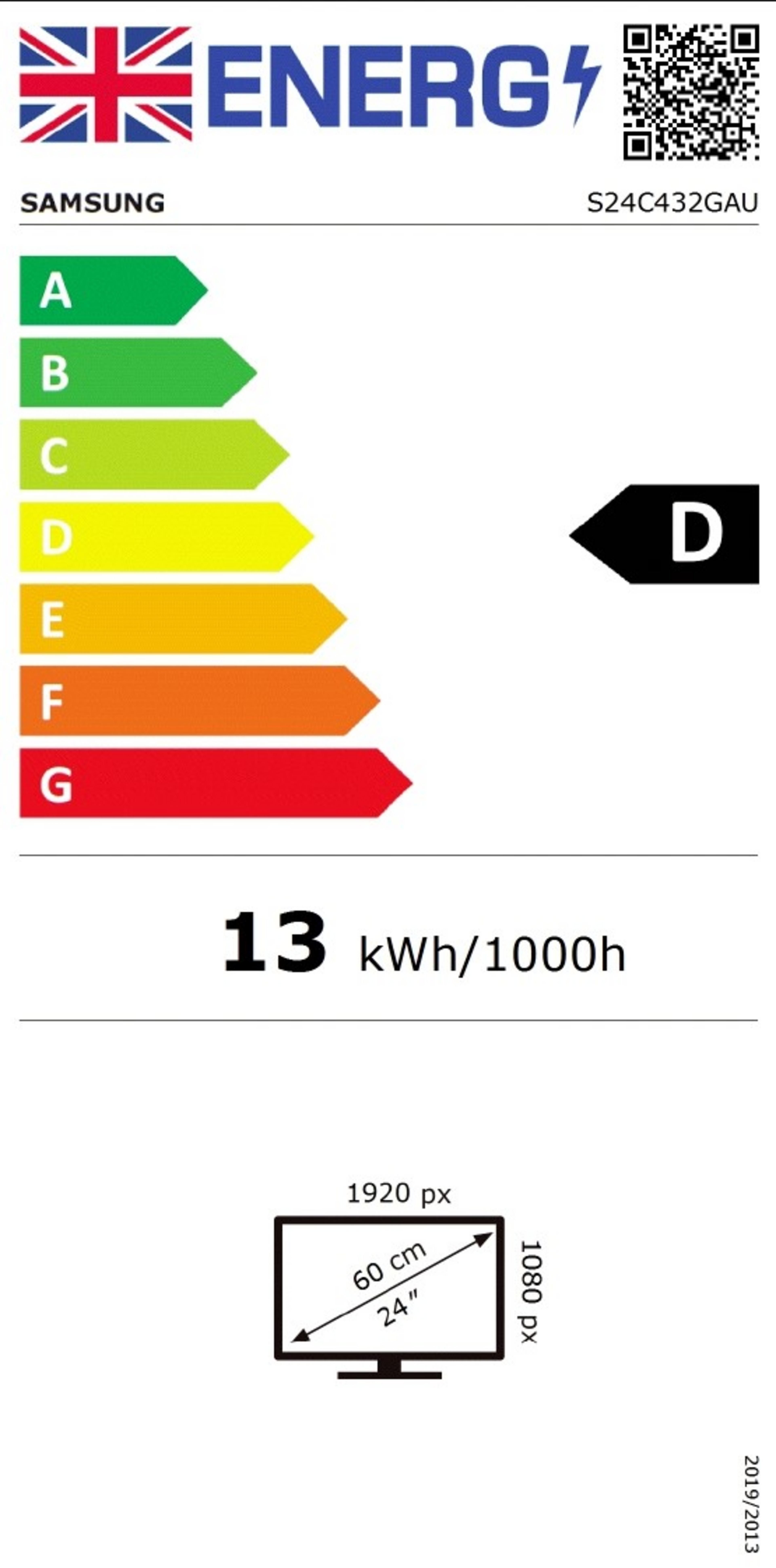 Samsung S43GC Essential 61cm/24" Monitor