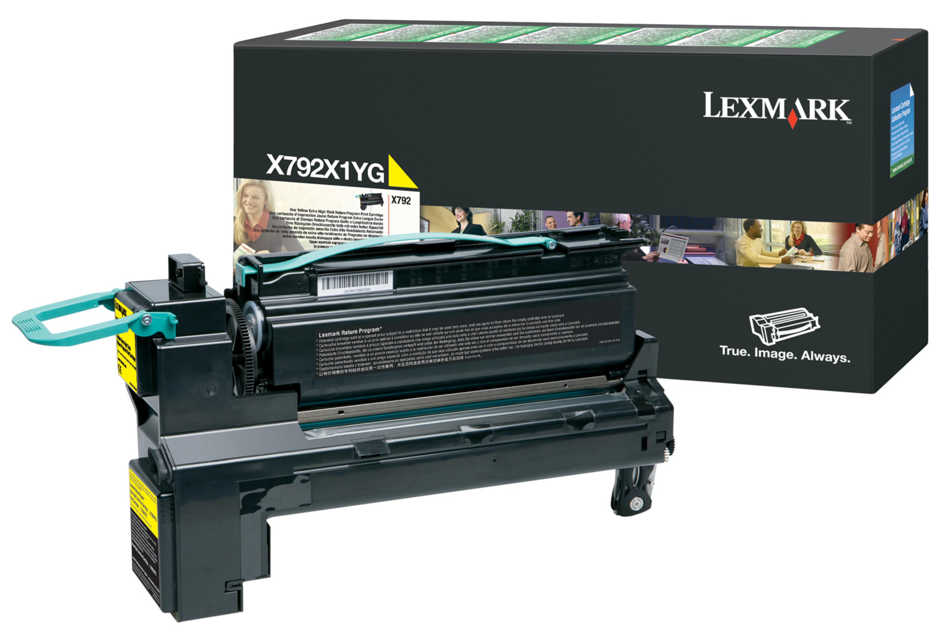 Lexmark X792 Toner Yellow