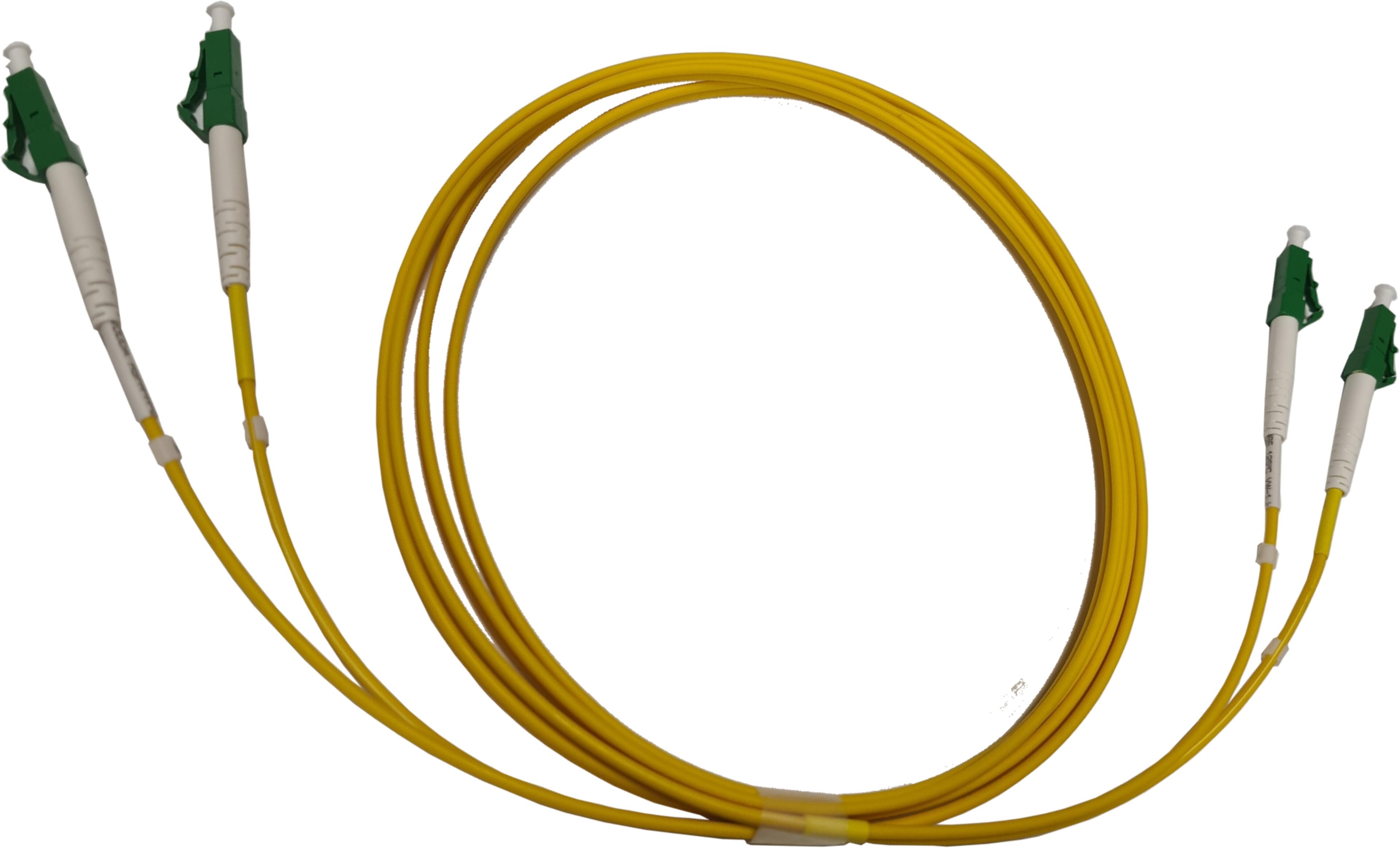 FO Duplex Patch Cable LC8°-LC8°C 9µ 5m