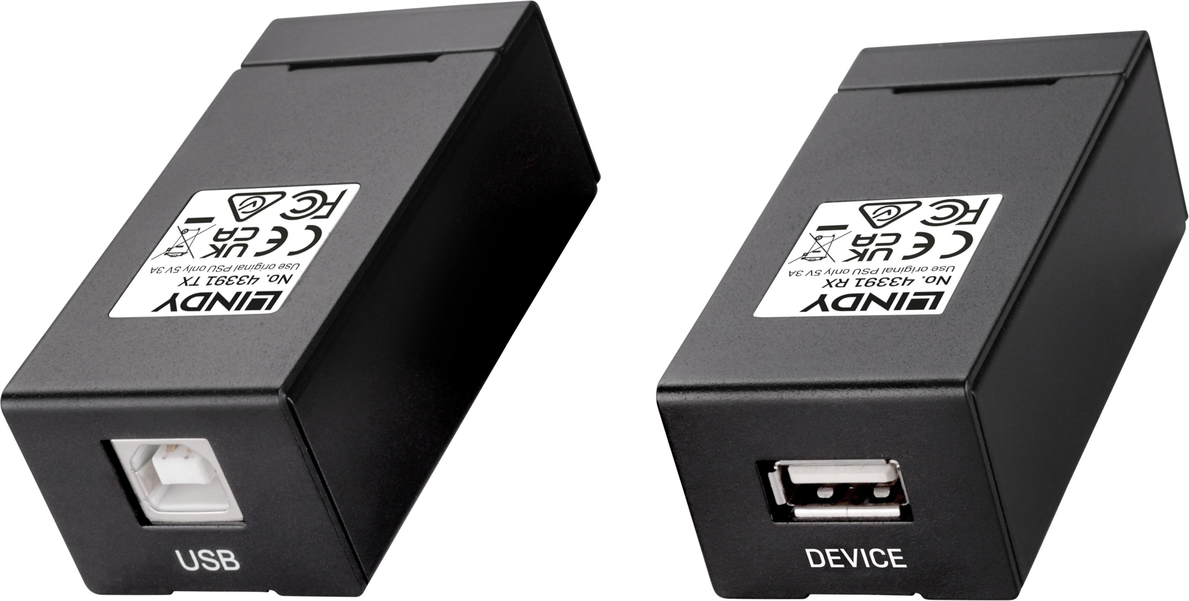 LINDY USB 2.0 Extender Cat6 up to 150m