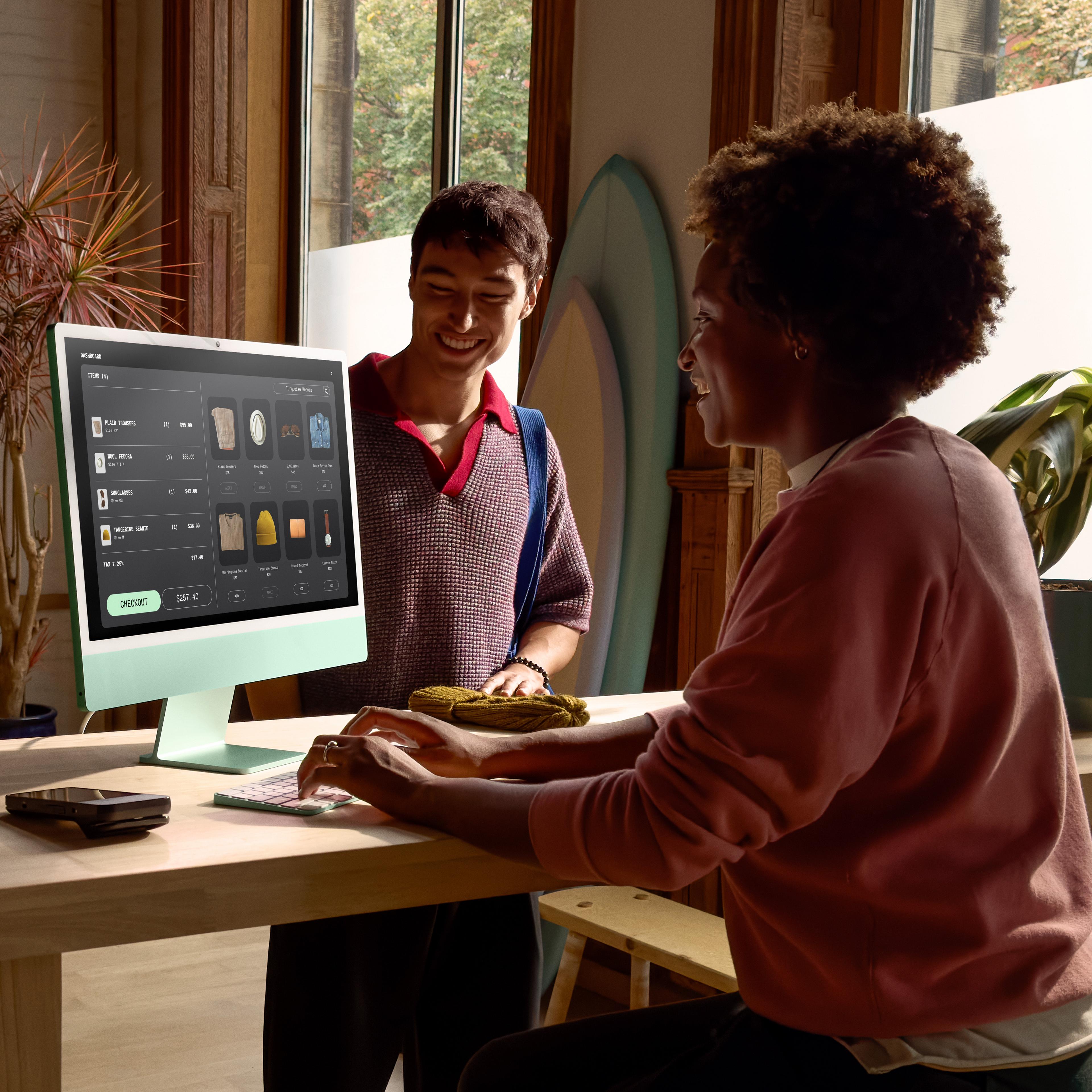 Apple iMac M4 8-Core 16/256 GB silber