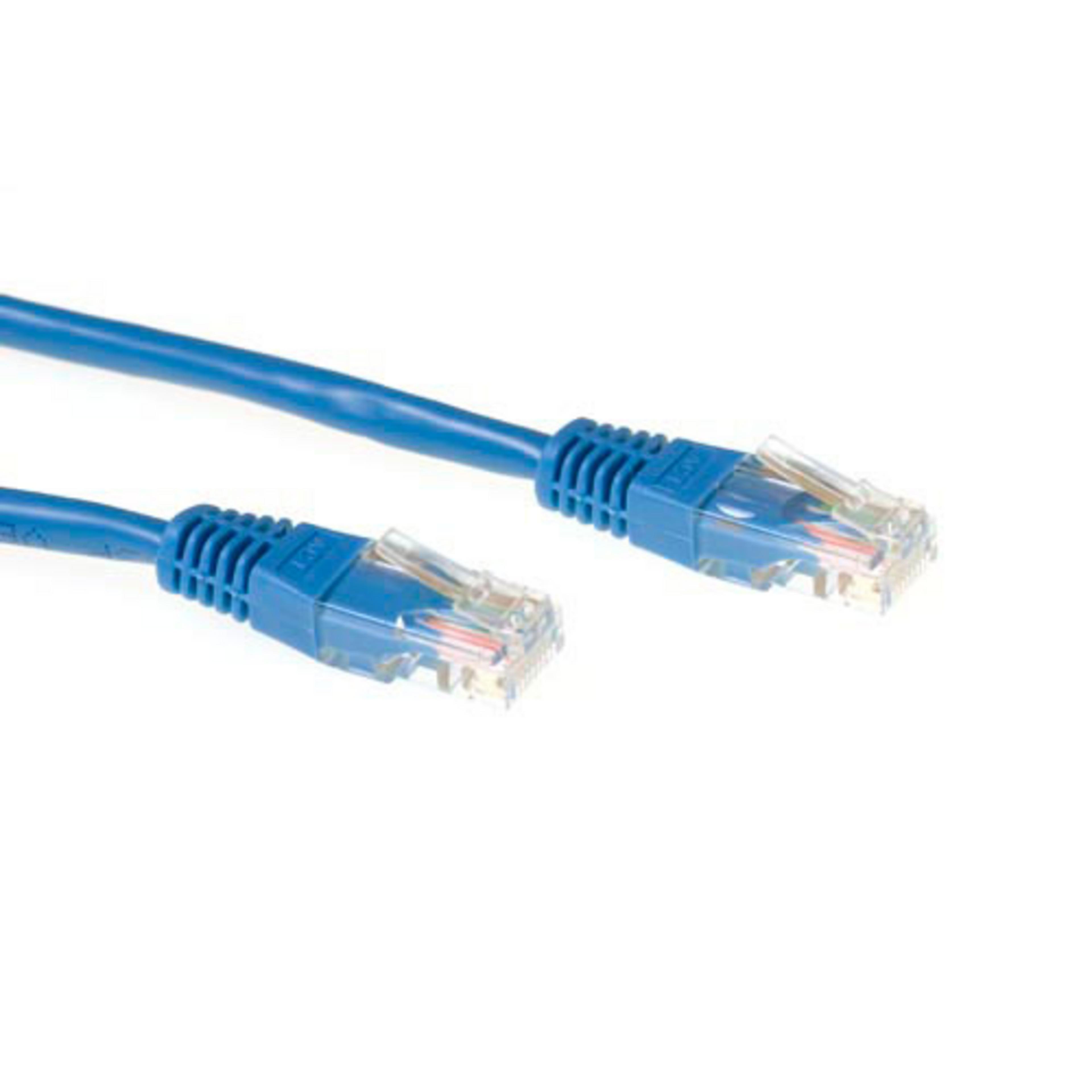 Patch Cable RJ45 U/UTP Cat5e 3m Blue