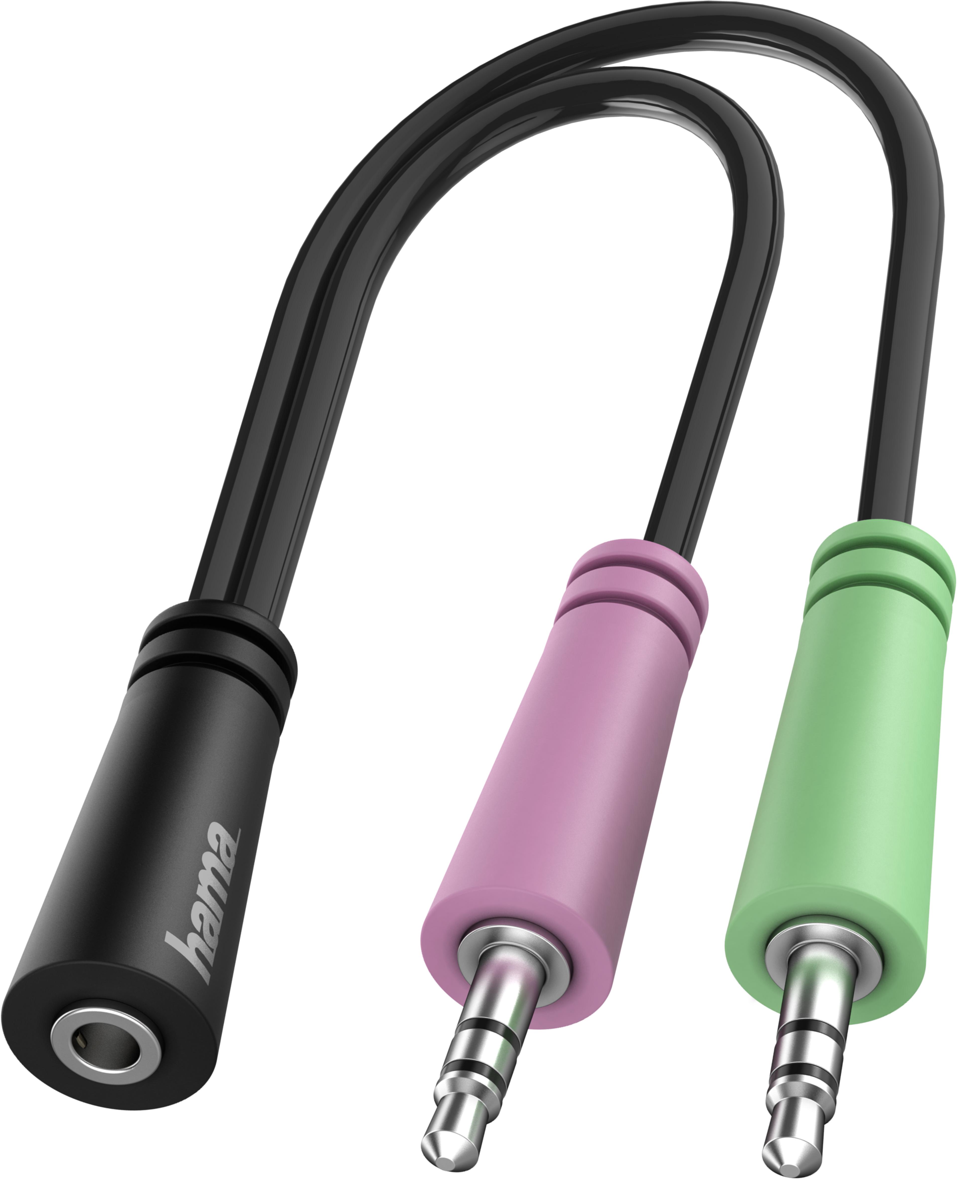 Audio Adapter 3.5mm Jack/f-2xJack/m TRRS