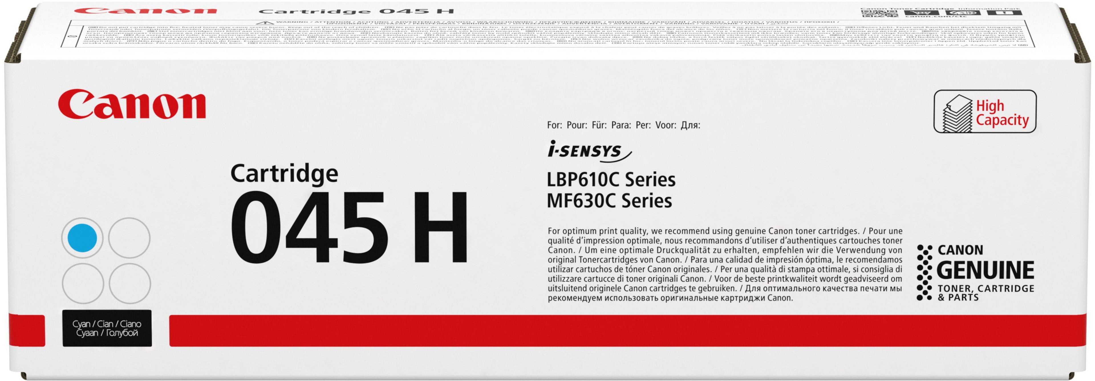 Canon 045 H toner, cián