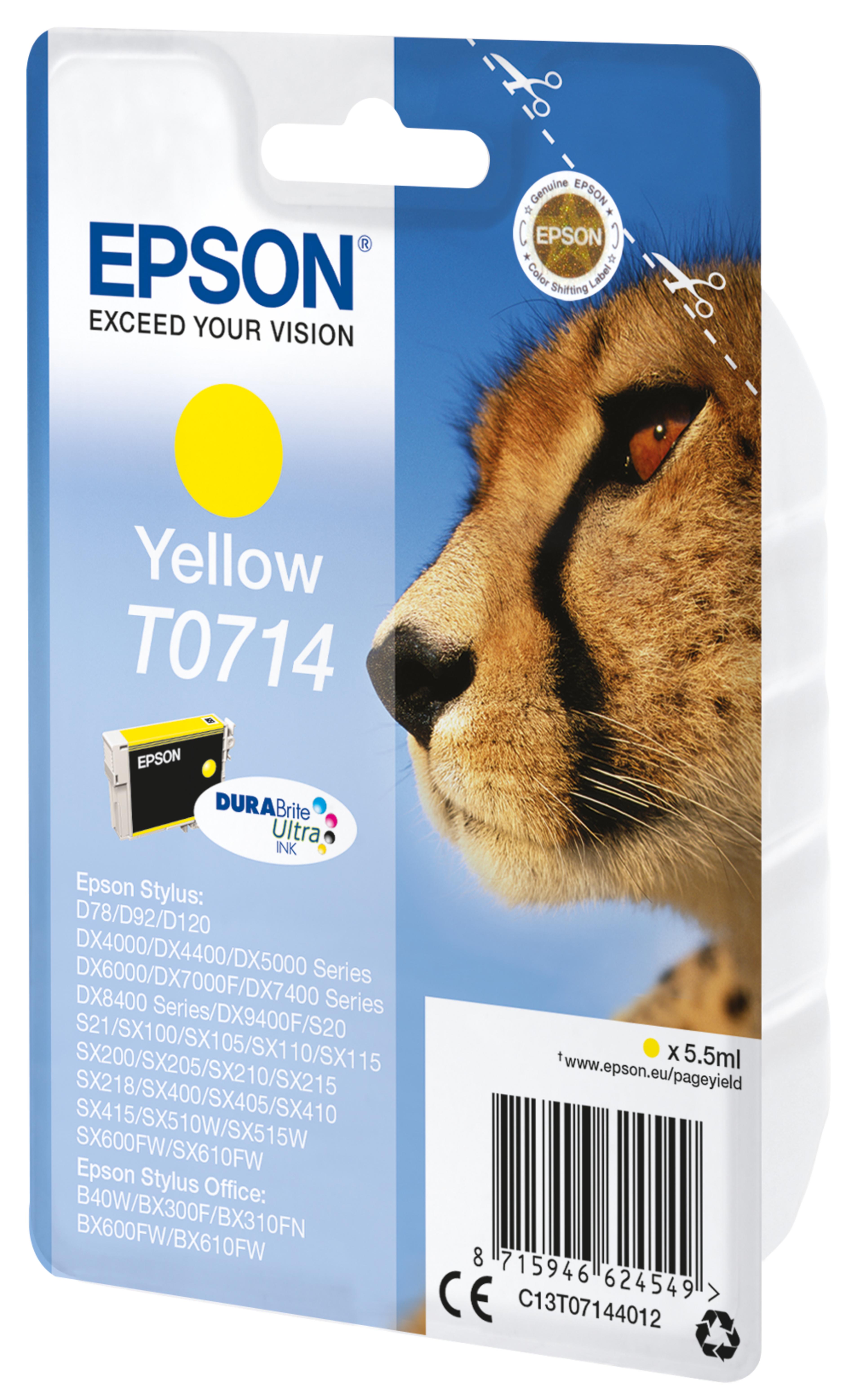 Epson T0714 Tinte gelb