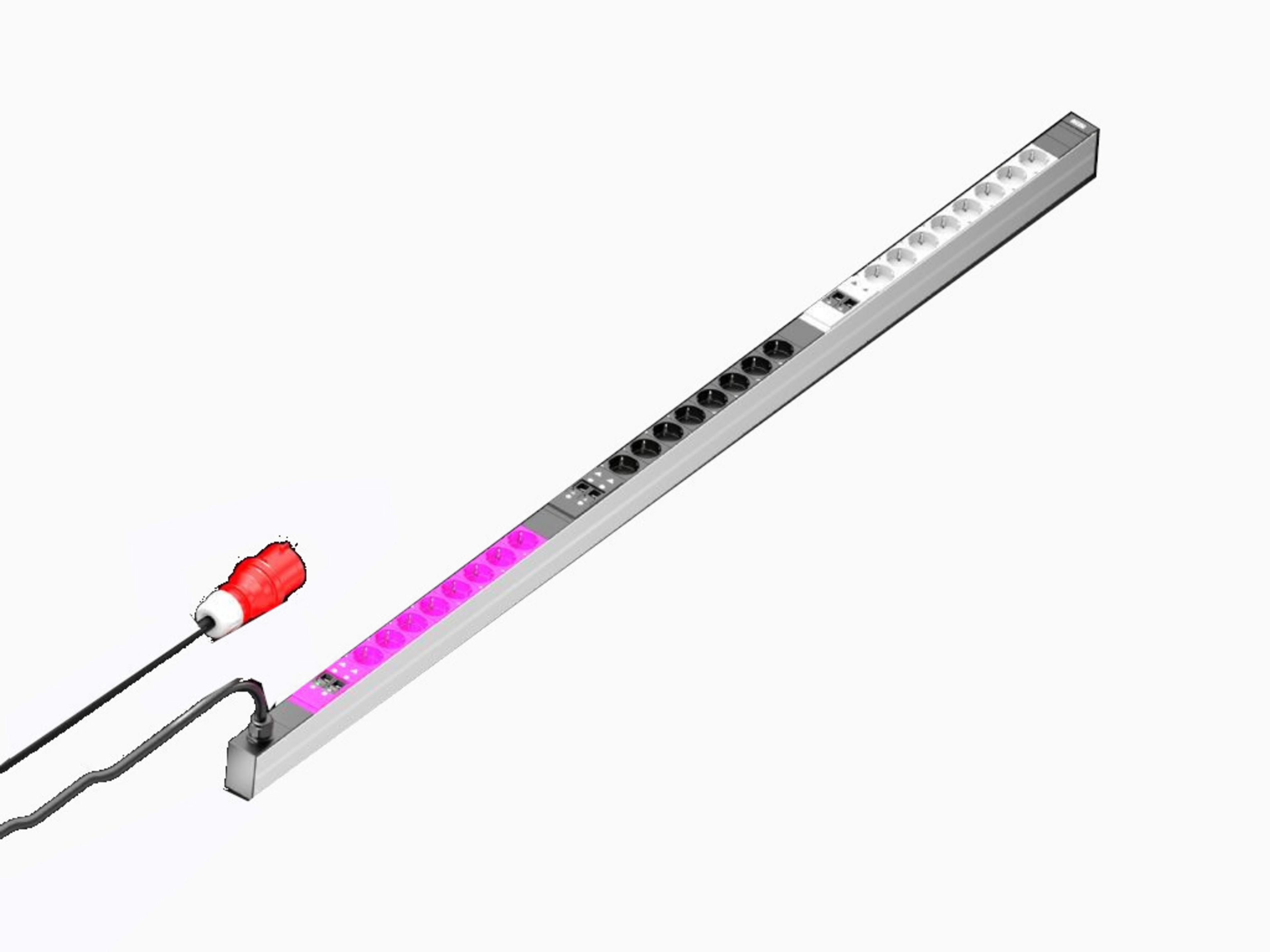 Rittal Basic PDU, 3ph 16A (18x Schuko)