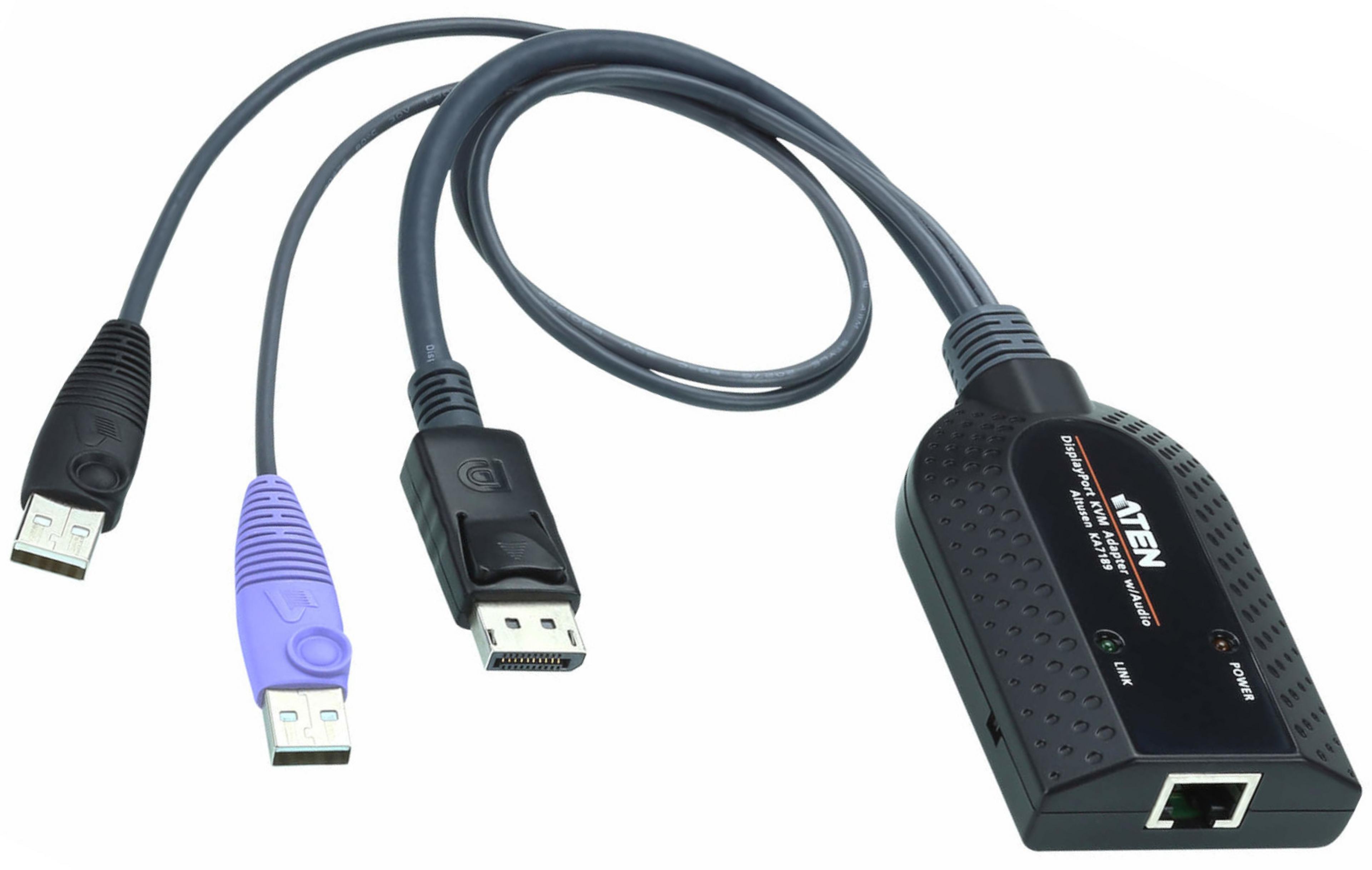 ATEN Servermodul DisplayPort, USB