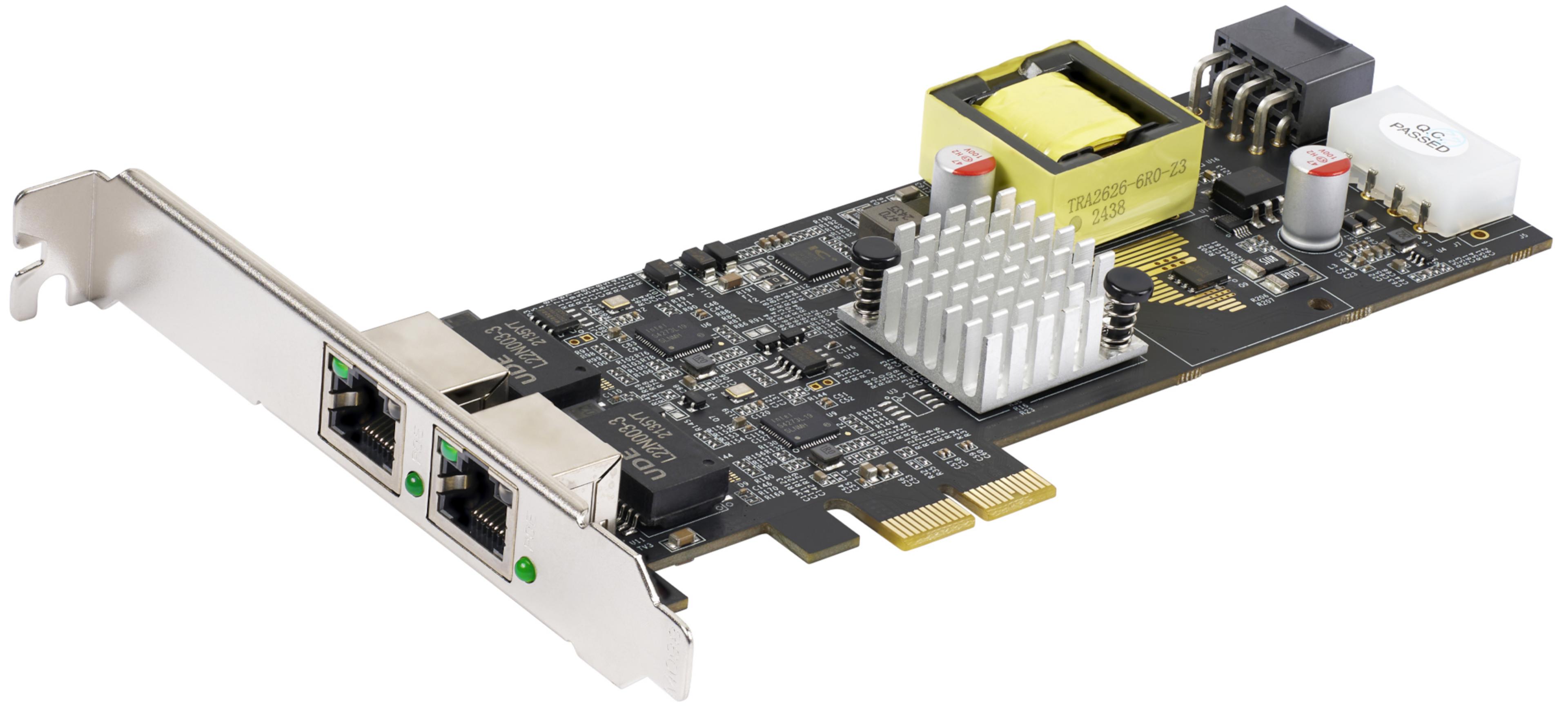 Carte réseau PoE StarTech 2prts 2,5Gbits