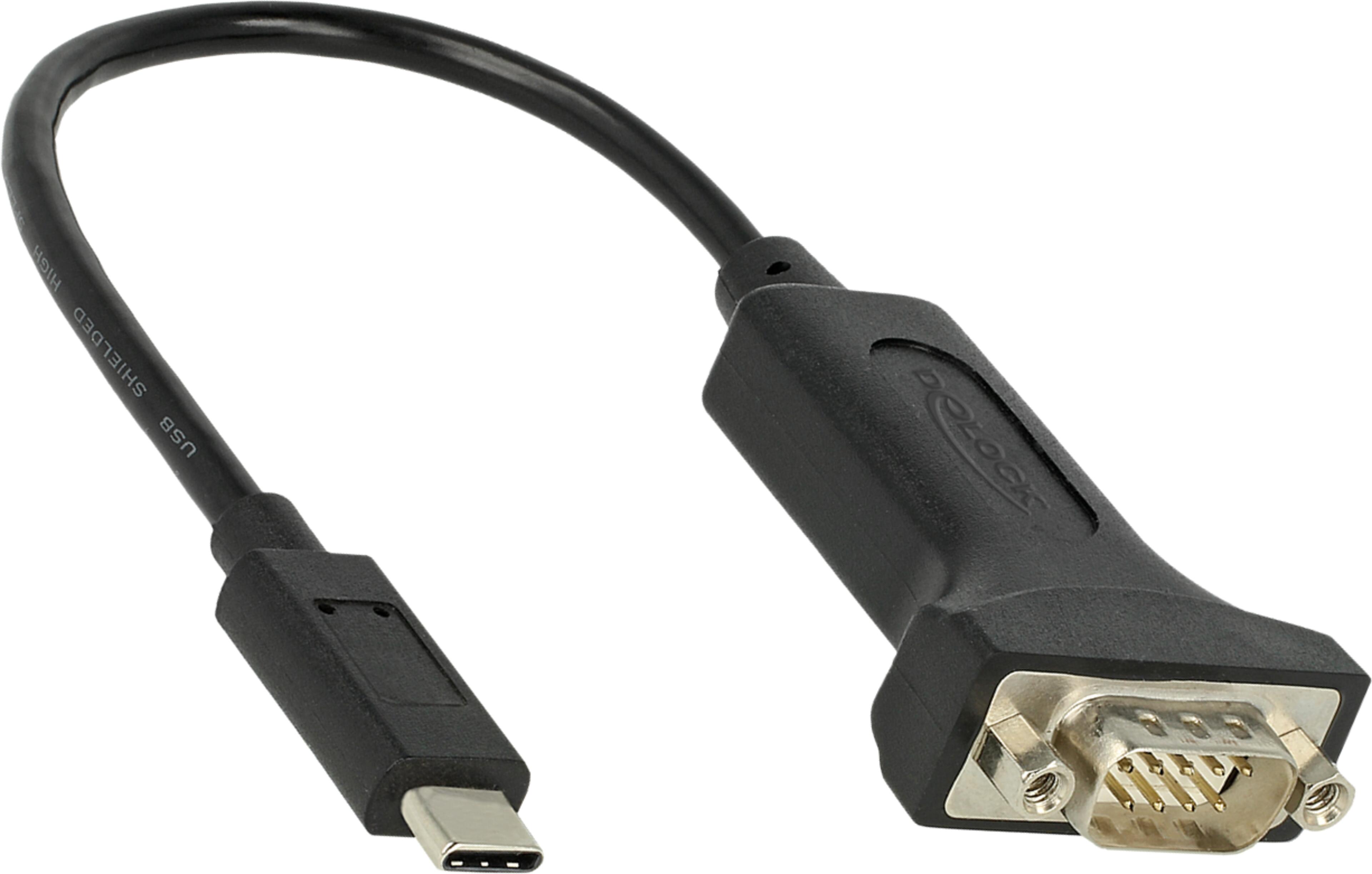 Adapter DB9St (RS232)-USB Typ CSt 0,25 m