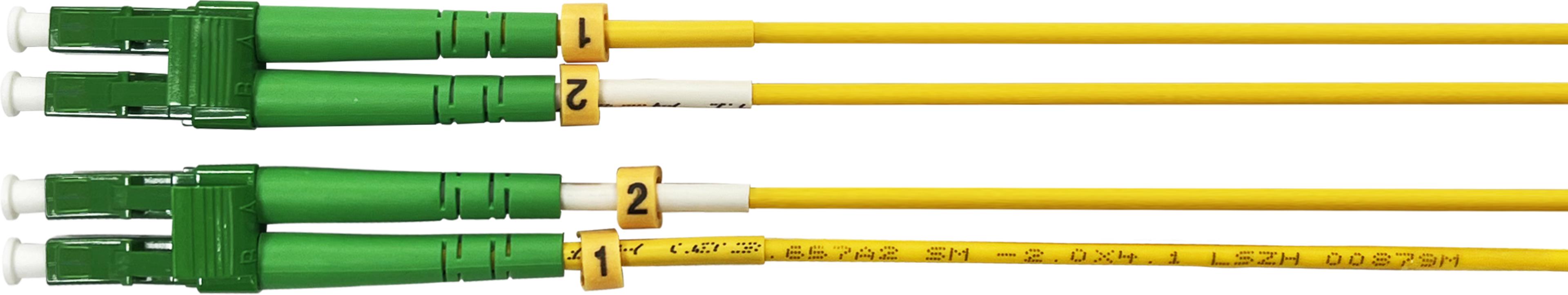 FO Duplex Patch Cable LC/APC-LC/APC 15m