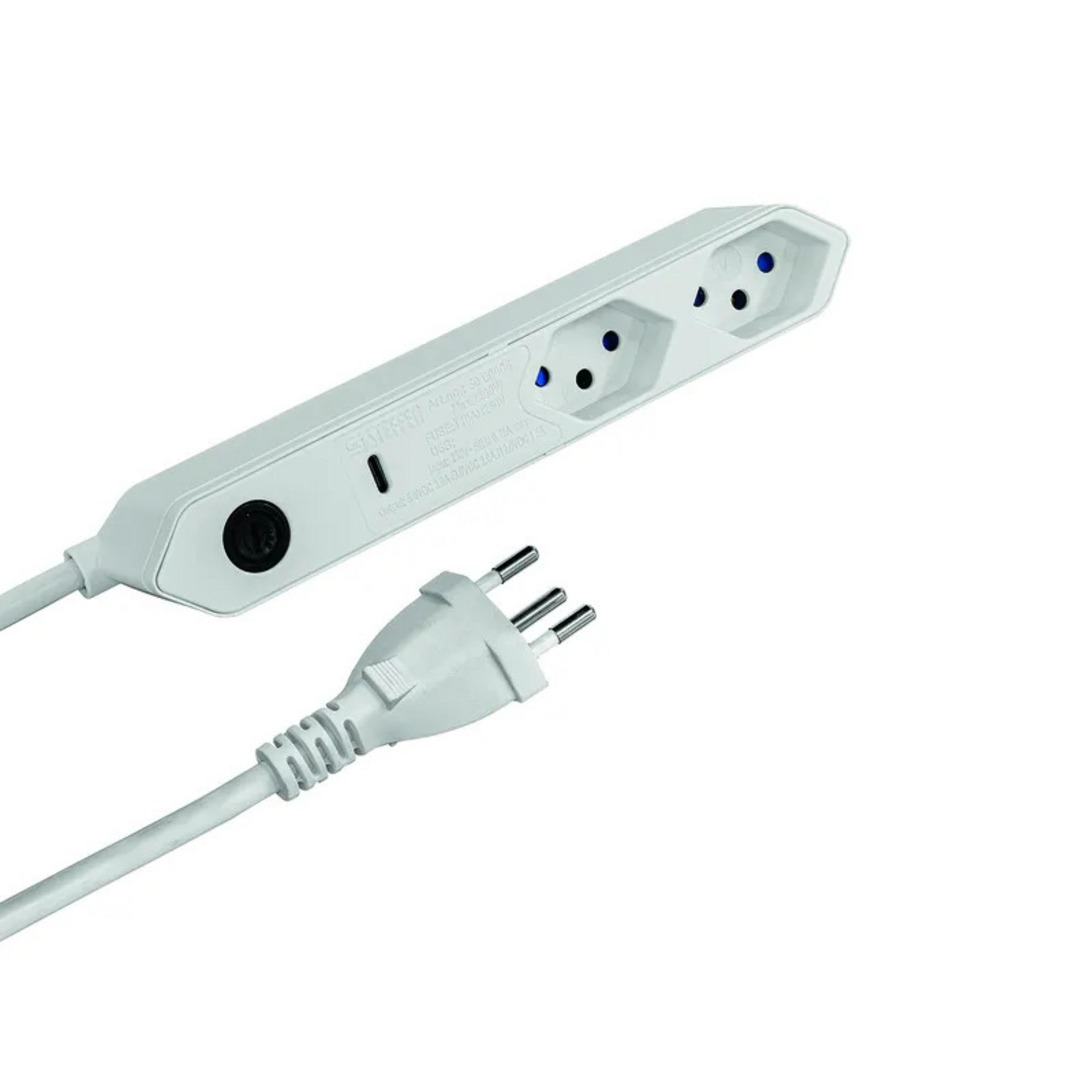 STEFFEN IQ 2xT13 + 1xUSB-C 1,5 m