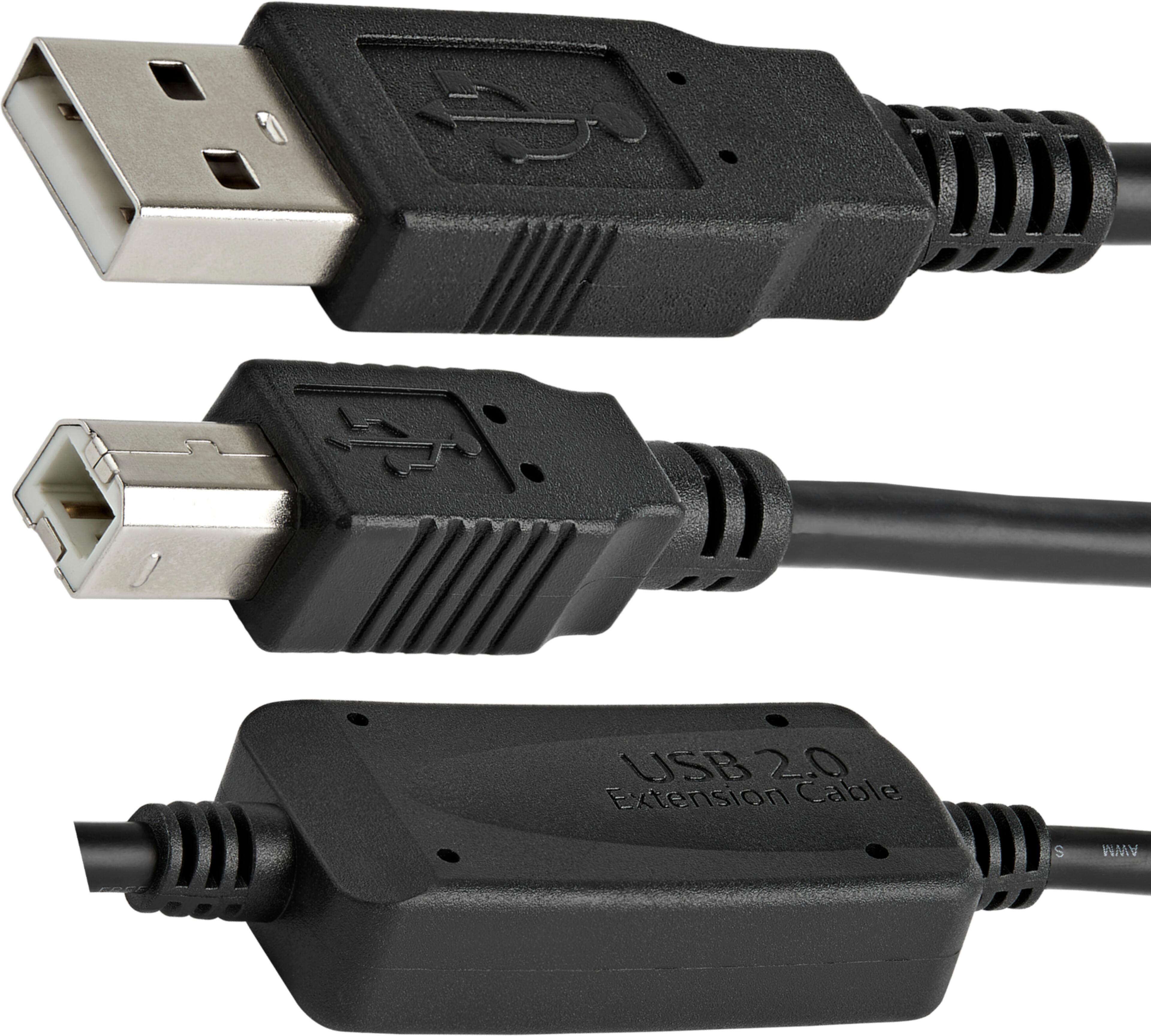 StarTech USB Typ A - B Kabel Aktiv 9 m