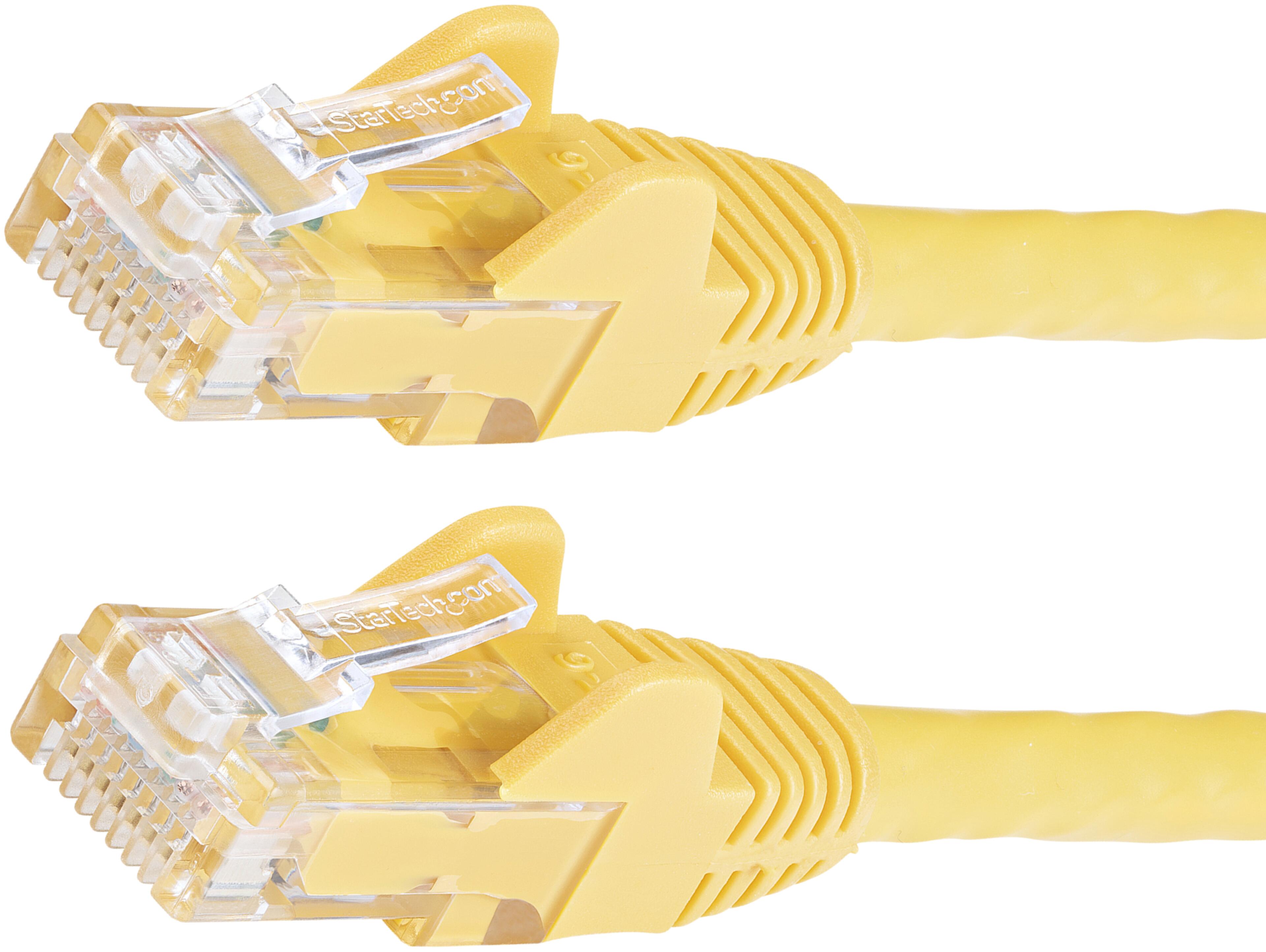 Patch kabel RJ45 U/UTP Cat6 3m žlutý