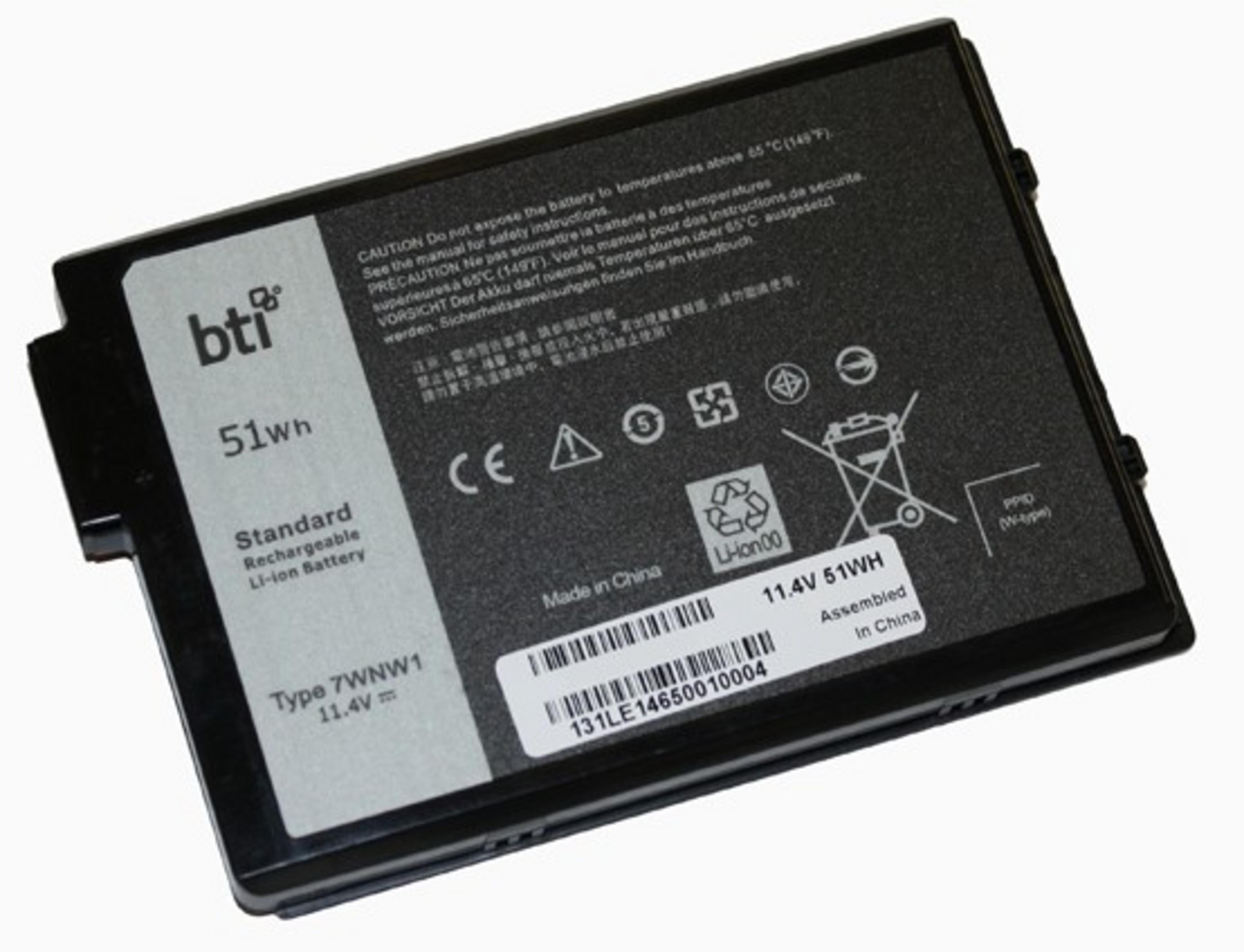 BTI 3 Zellen Dell 4.474 mAh Akku