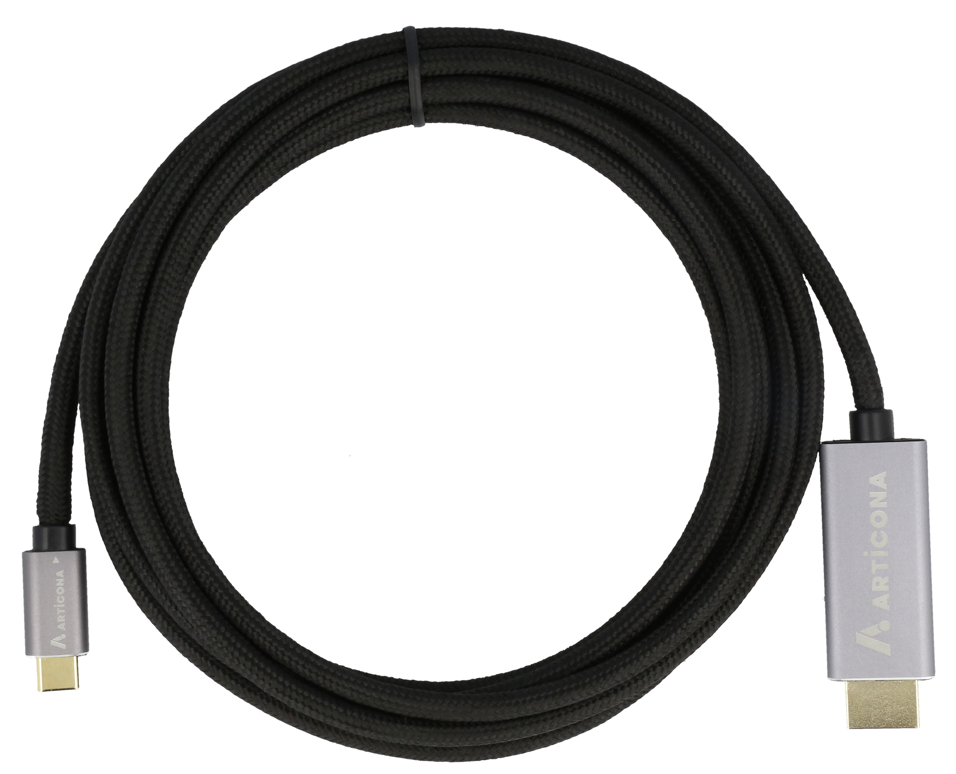 Cable USB Type-C/m - HDMI/m 2m Black