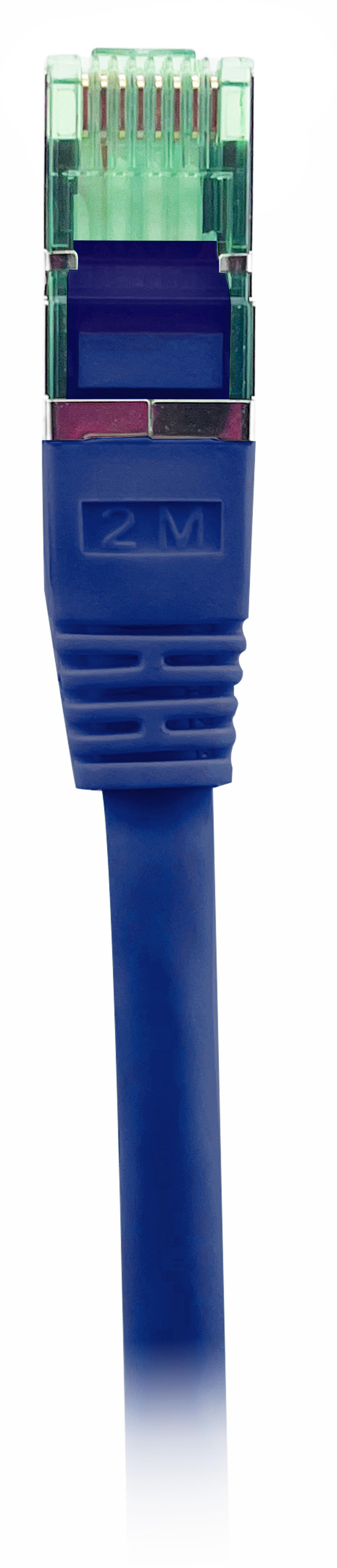 GRS Patchkabel RJ45 S/FTP Cat6a 5 m bl