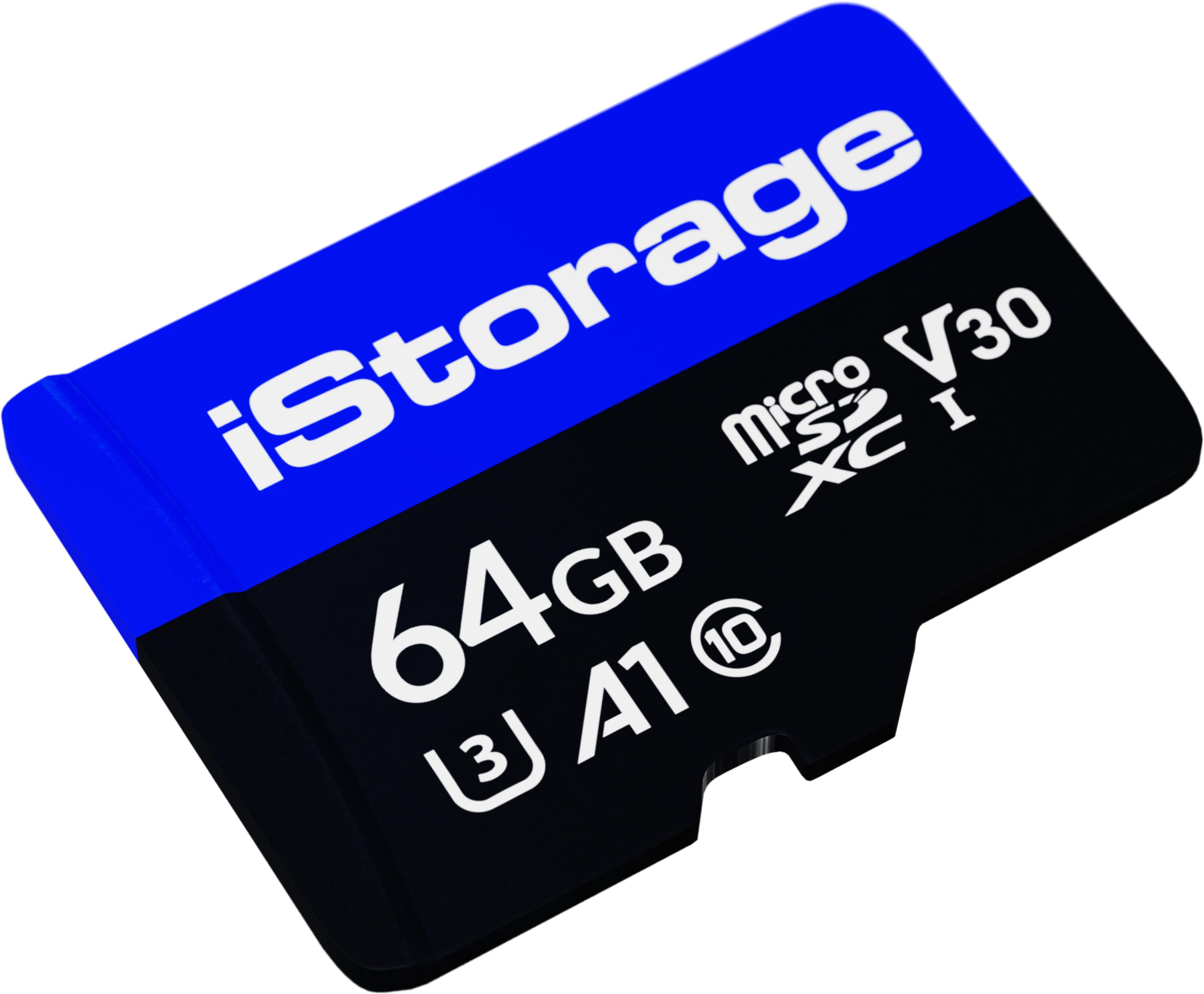 iStorage microSDXC Card 64GB Single Pack