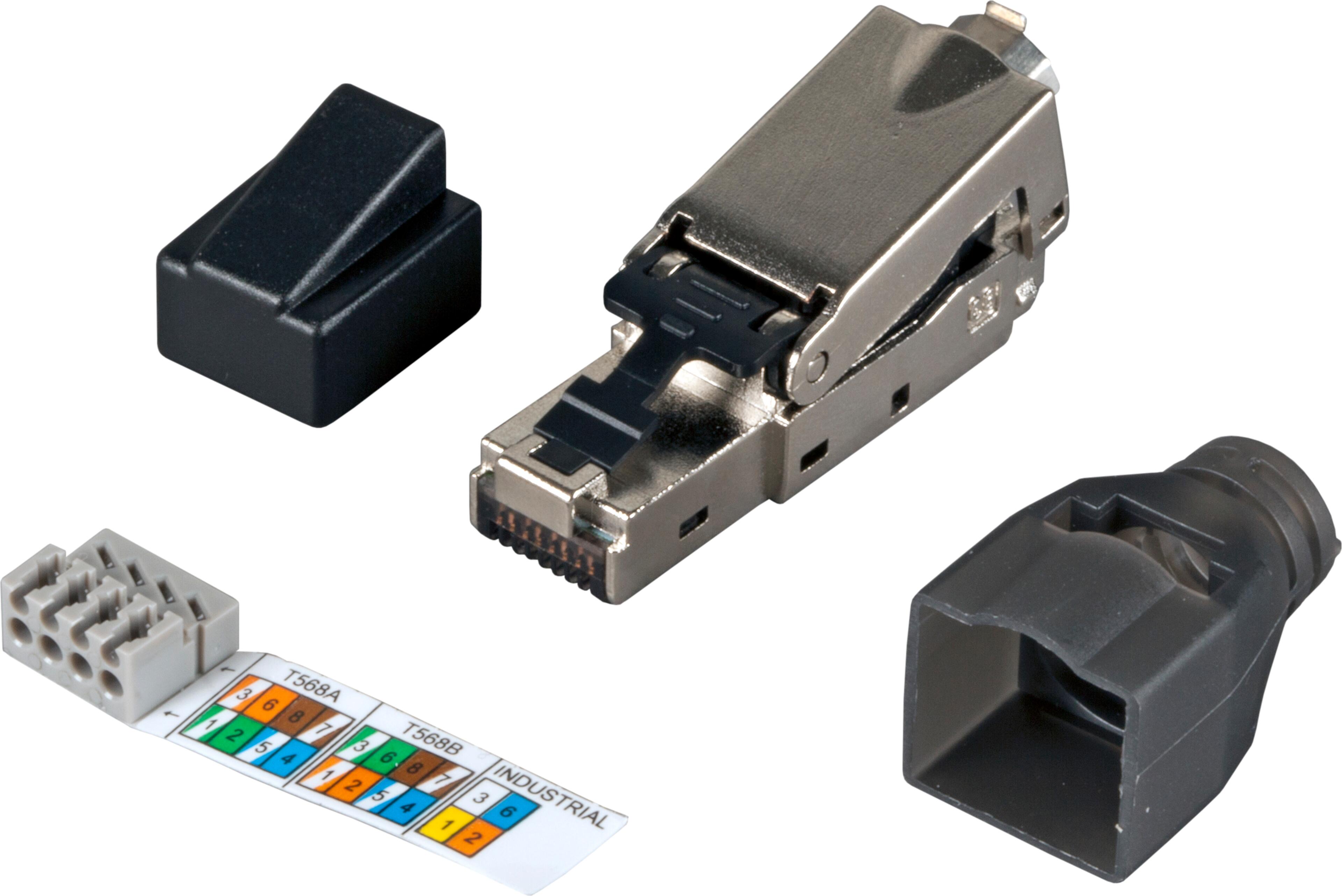 Connector RJ45 Cat6 STP Field Assembly