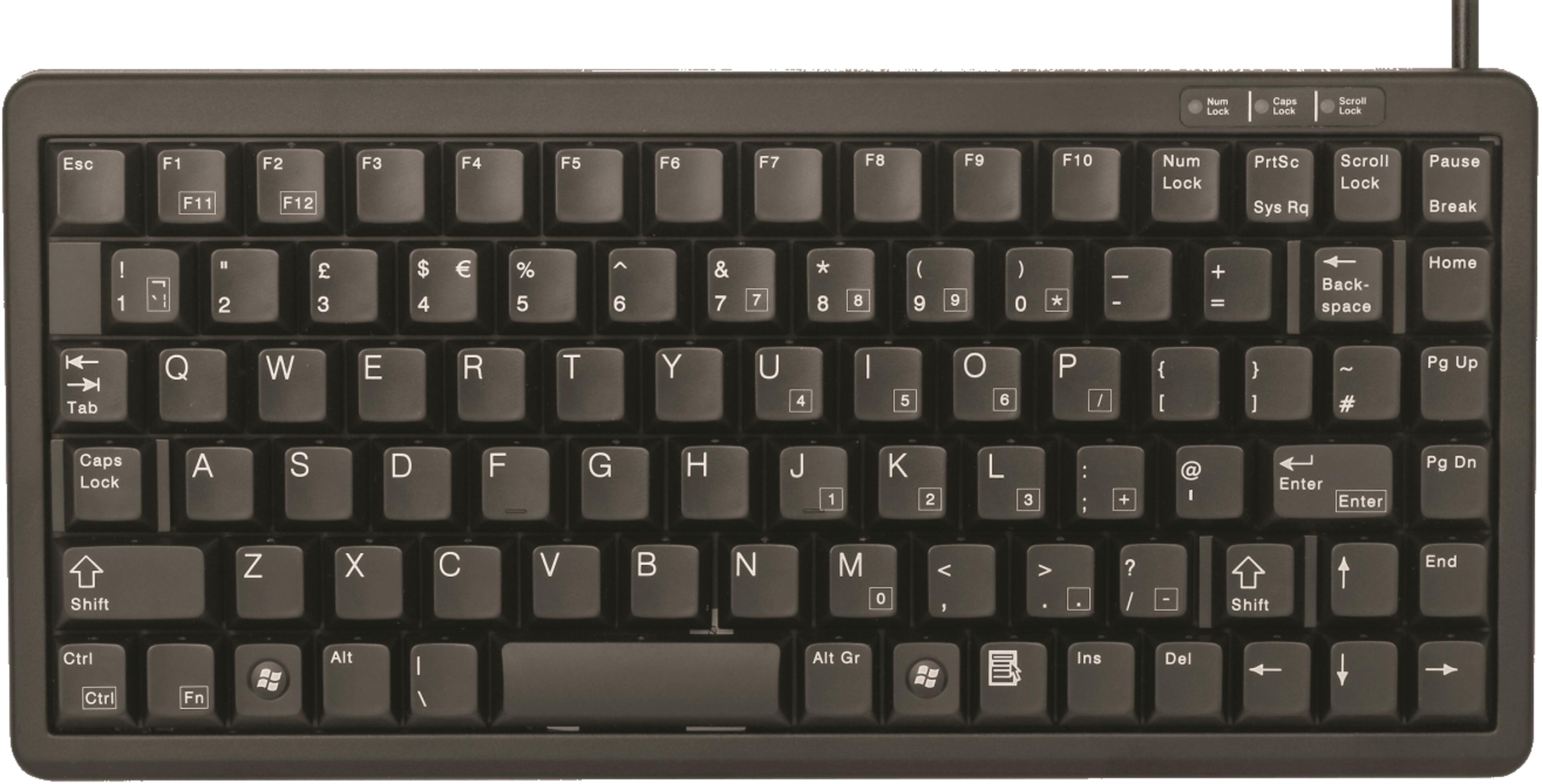 CHERRY G84-4100 Compact Keyboard Black