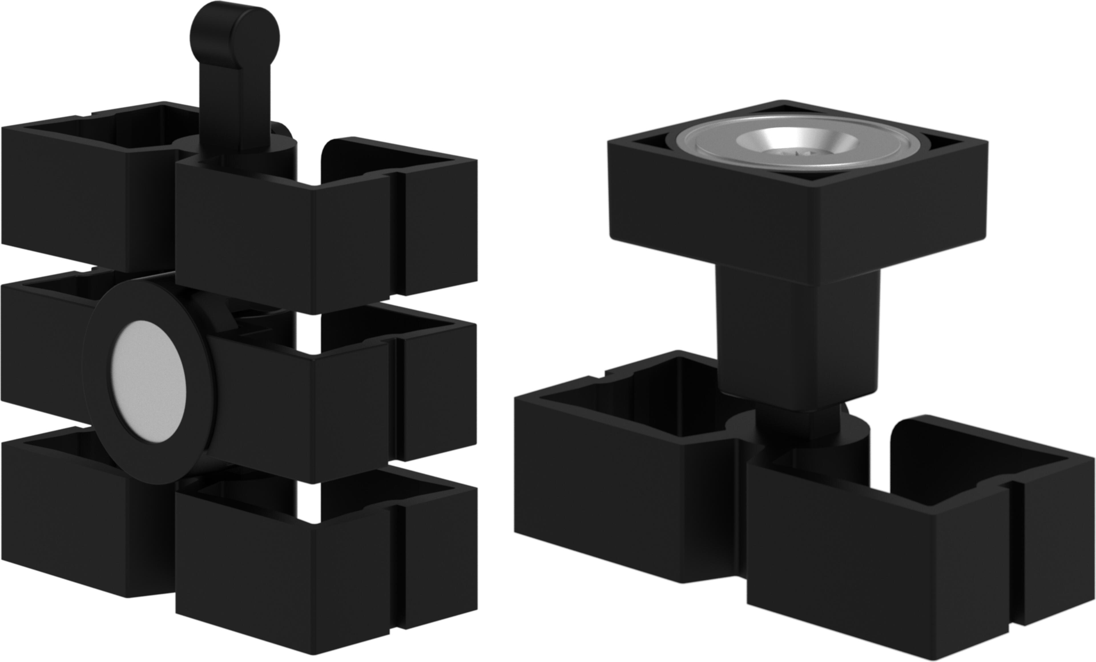 Magnetic Mounts for Cable Worm Sit-Stand