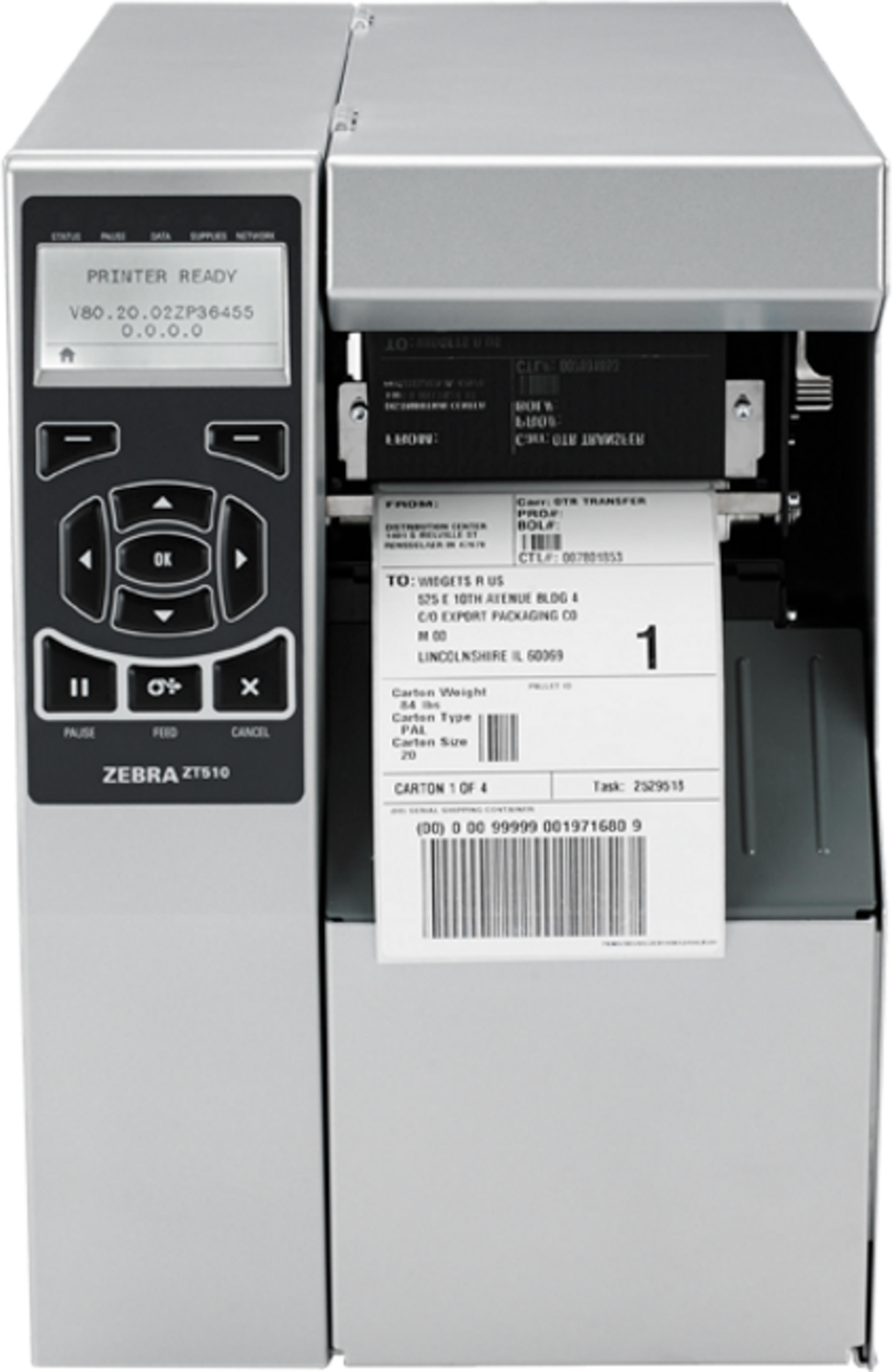 Zebra ZT510 TT 203 dpi Cutter Drucker